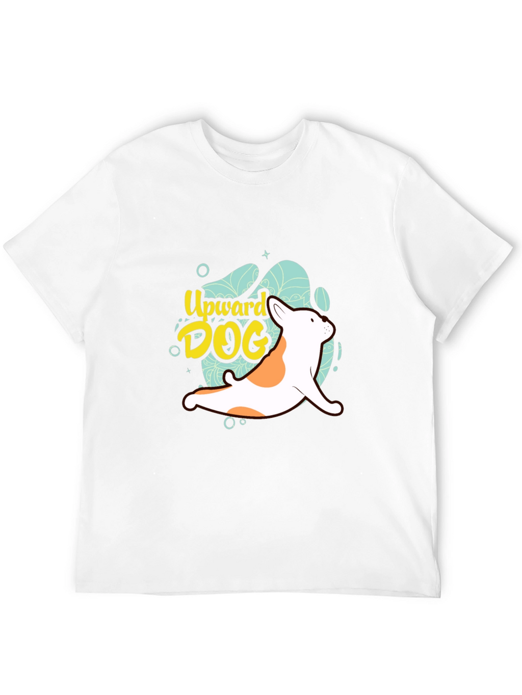 Upward Dog Black T-Shirt - Yoga Lover Tee