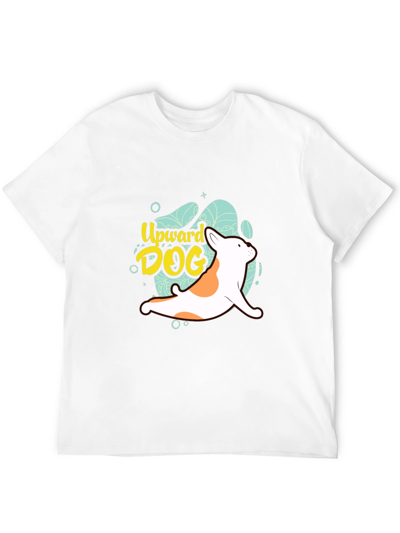 Upward Dog Black T-Shirt - Yoga Lover Tee