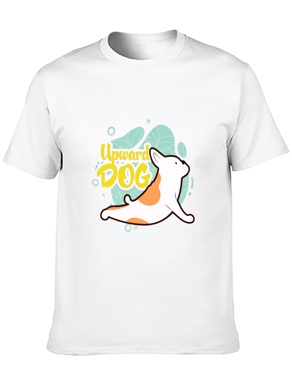Upward Dog Black T-Shirt - Yoga Lover Tee