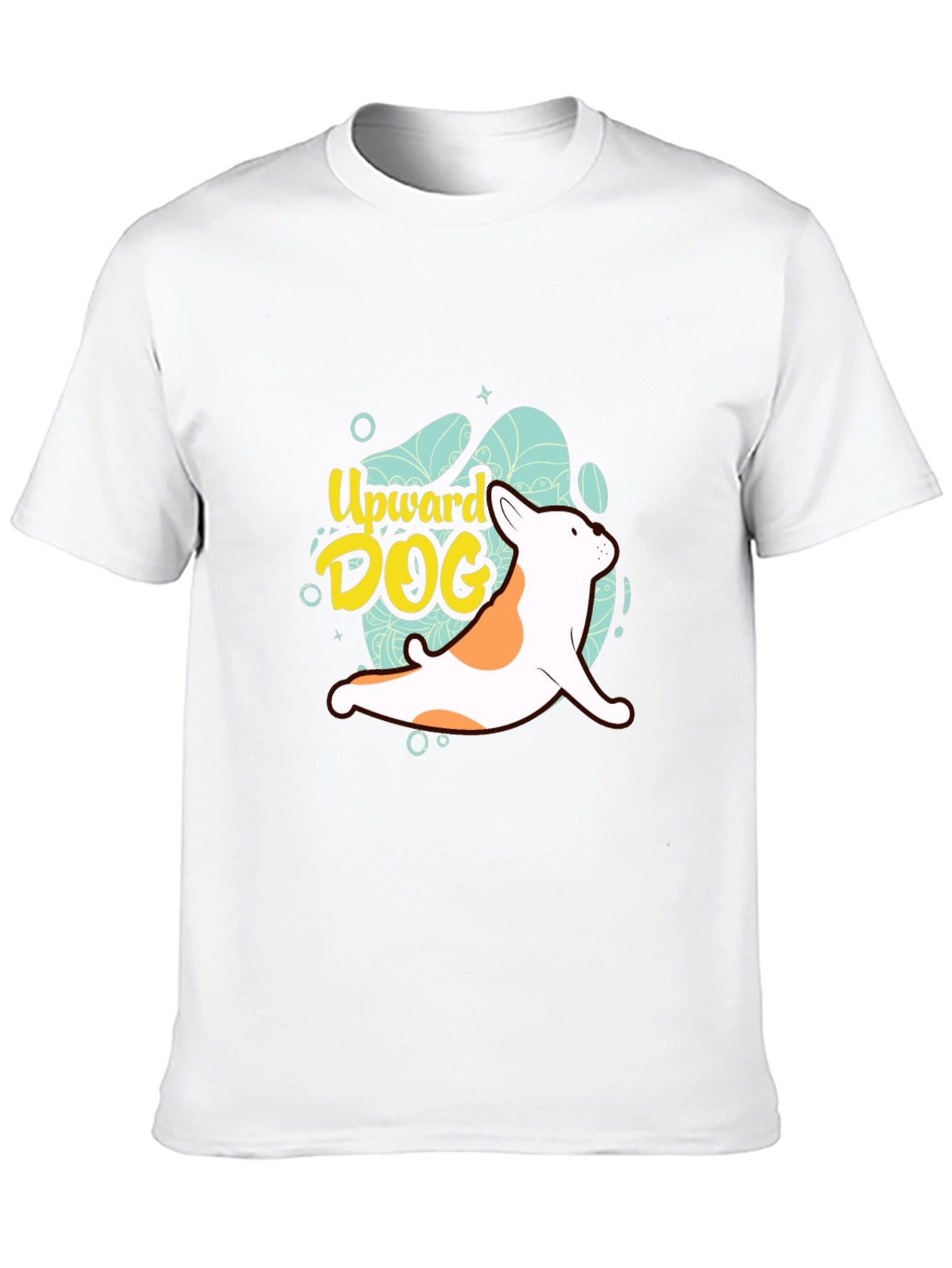Upward Dog Black T-Shirt - Yoga Lover Tee