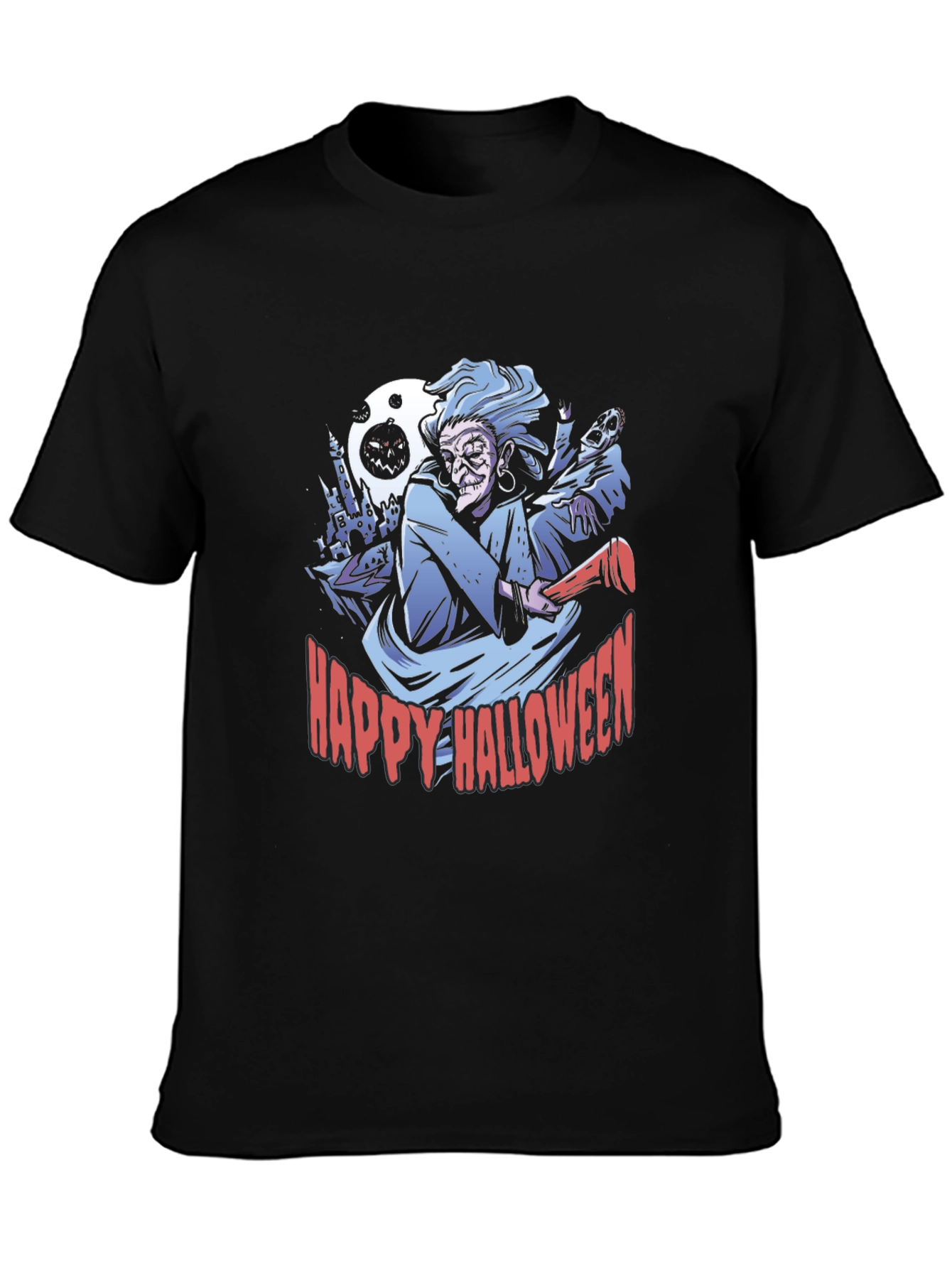 Happy Halloween Graphic Tee - Spooky Season Shirt