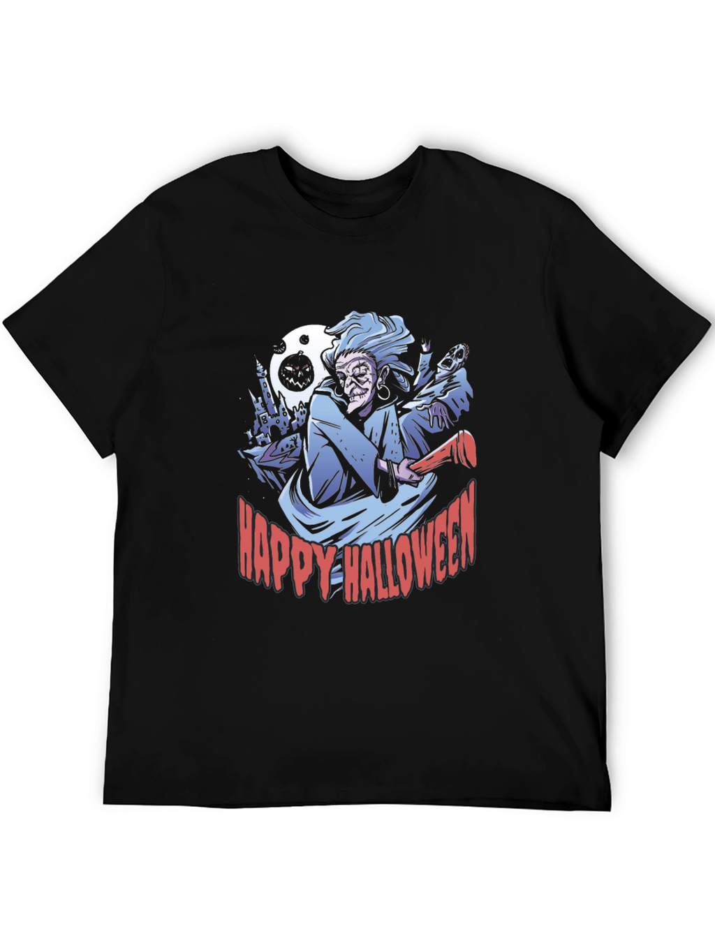 Happy Halloween Graphic Tee - Spooky Season Shirt