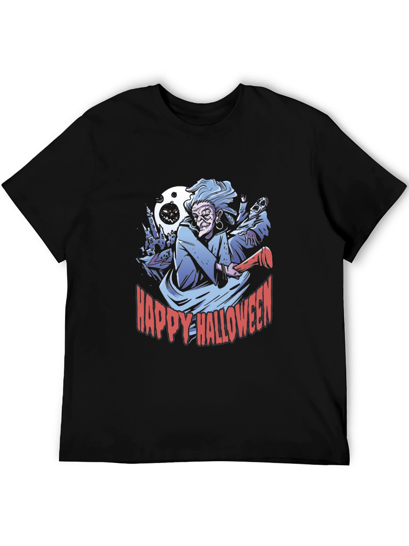 Happy Halloween Graphic Tee - Spooky Season Shirt