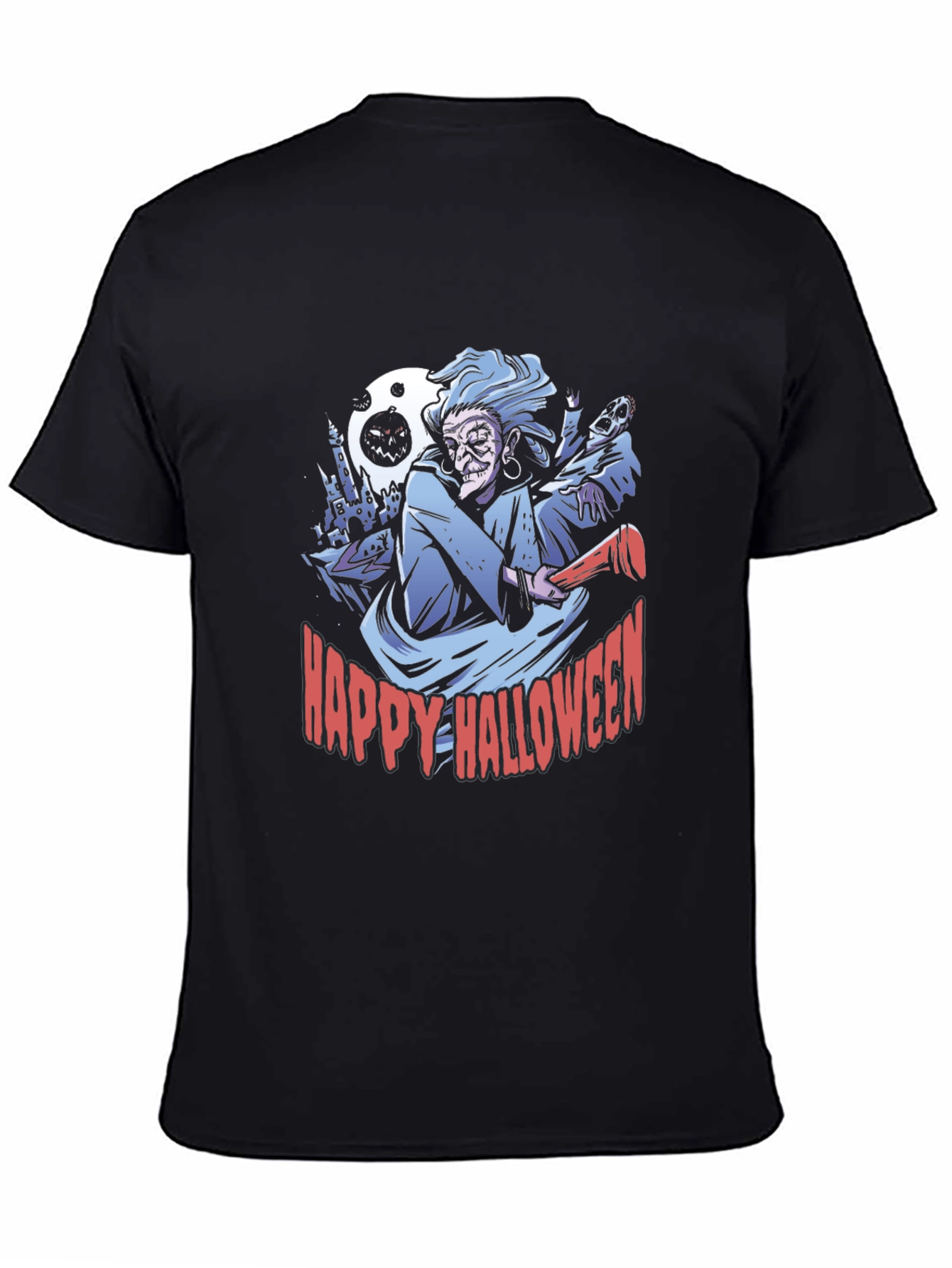 Happy Halloween Graphic Tee - Spooky Season Shirt