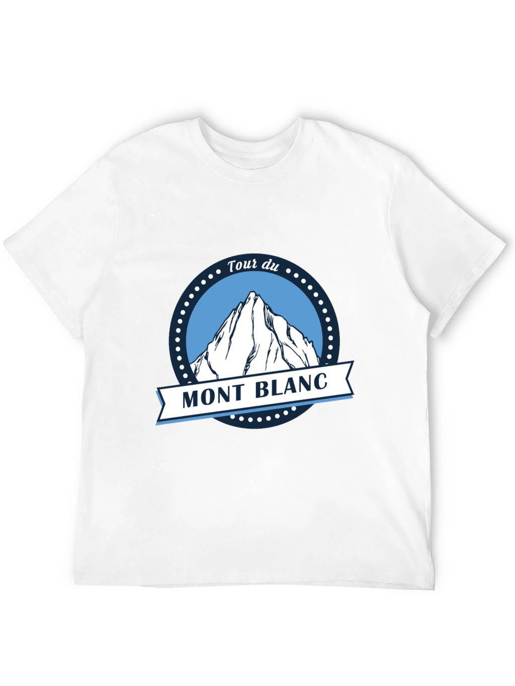 Tour du Mont Blanc Black T-Shirt