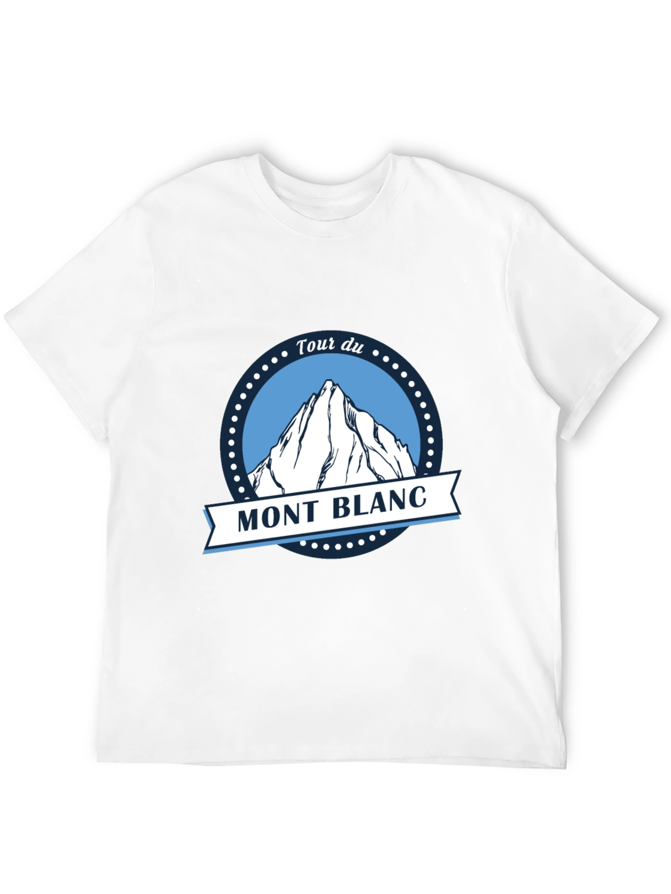 Tour du Mont Blanc Black T-Shirt
