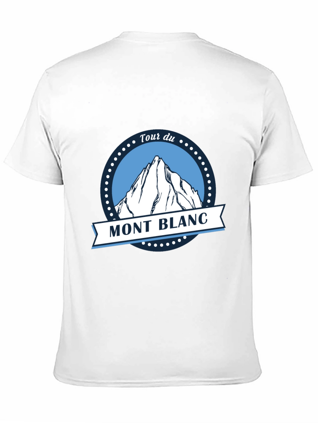 Tour du Mont Blanc Black T-Shirt