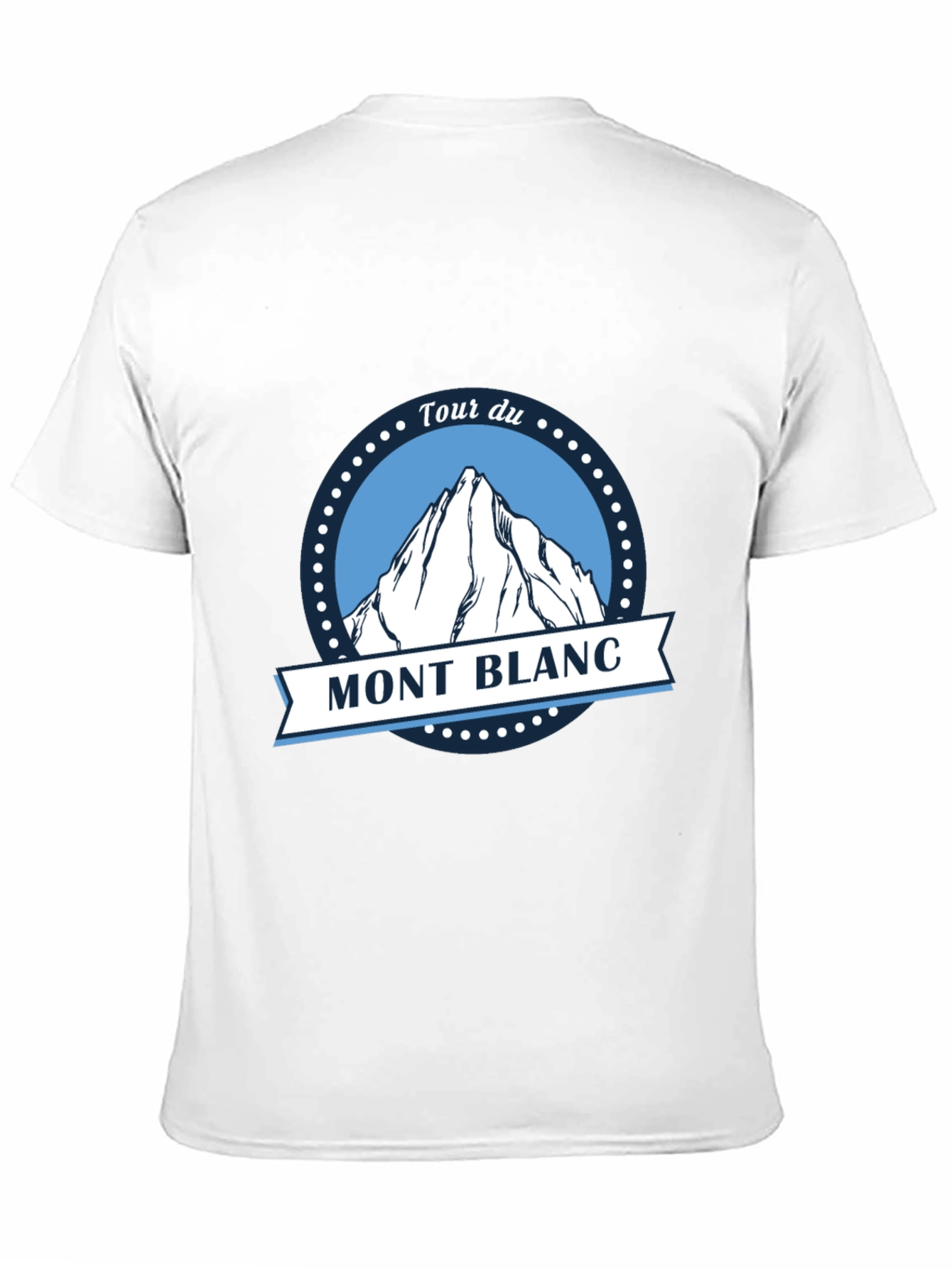 Tour du Mont Blanc Black T-Shirt