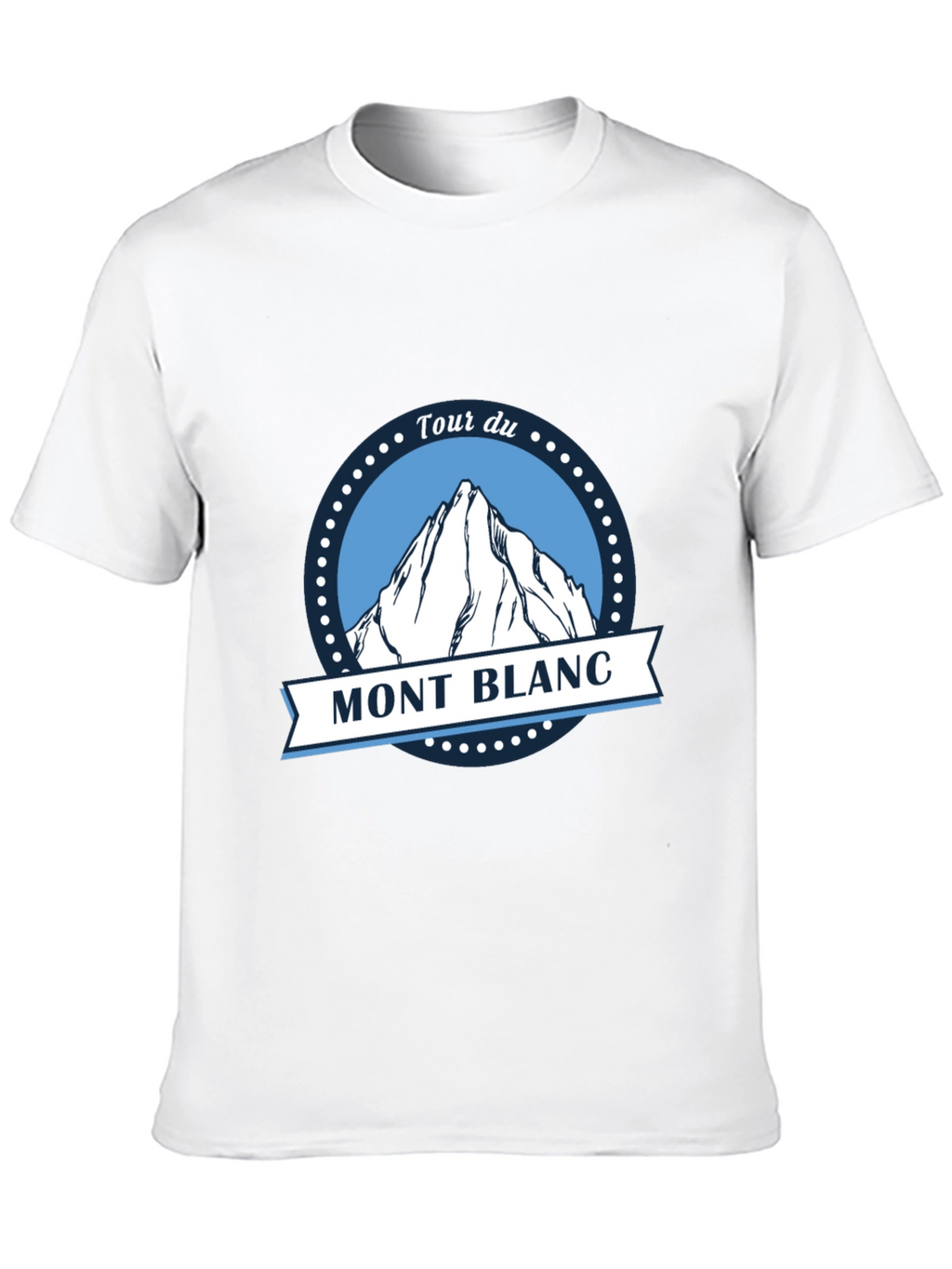 Tour du Mont Blanc Black T-Shirt