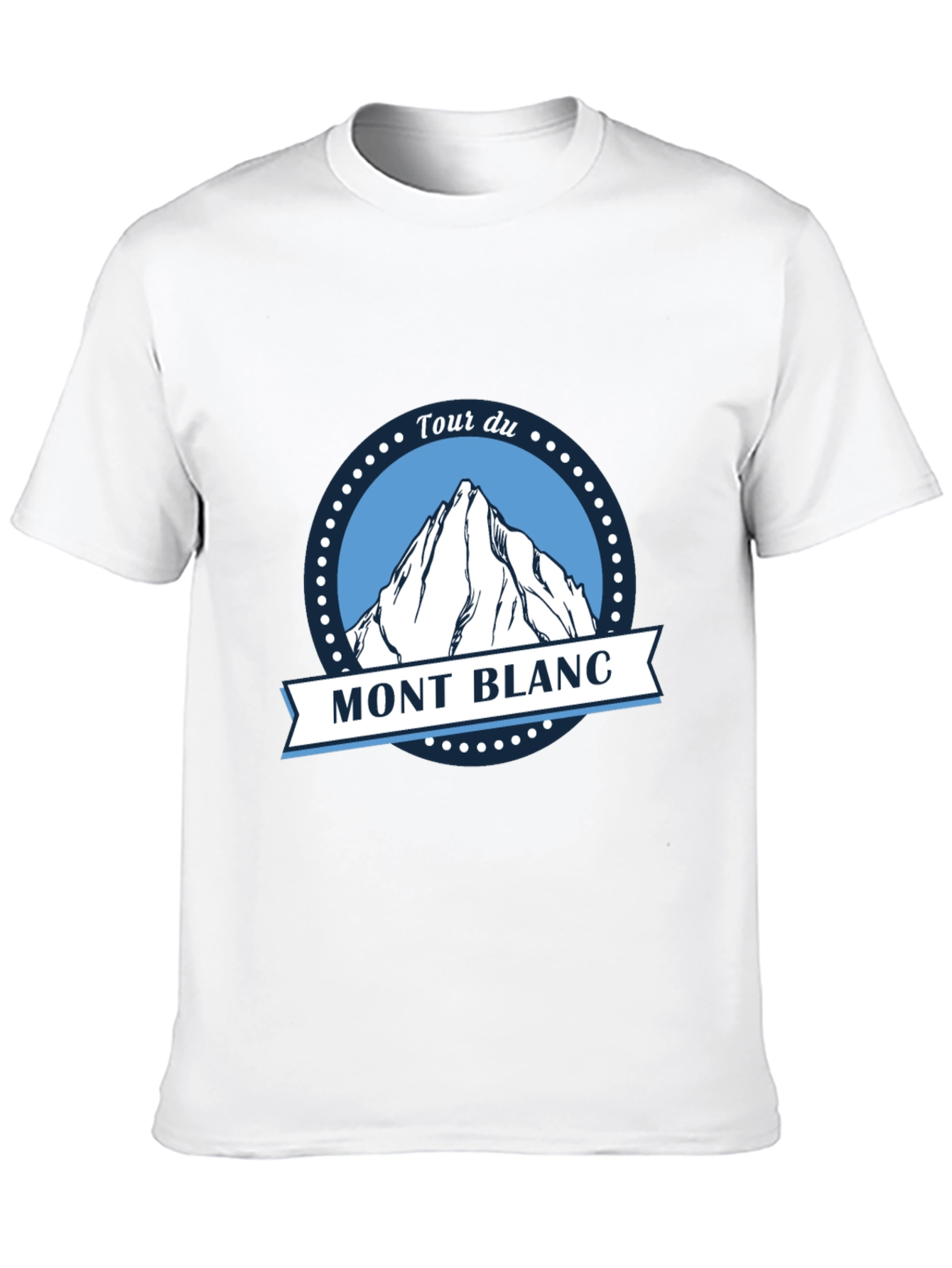 Tour du Mont Blanc Black T-Shirt