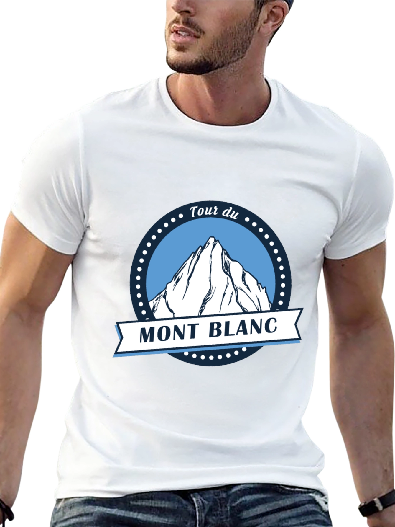 Tour du Mont Blanc Black T-Shirt