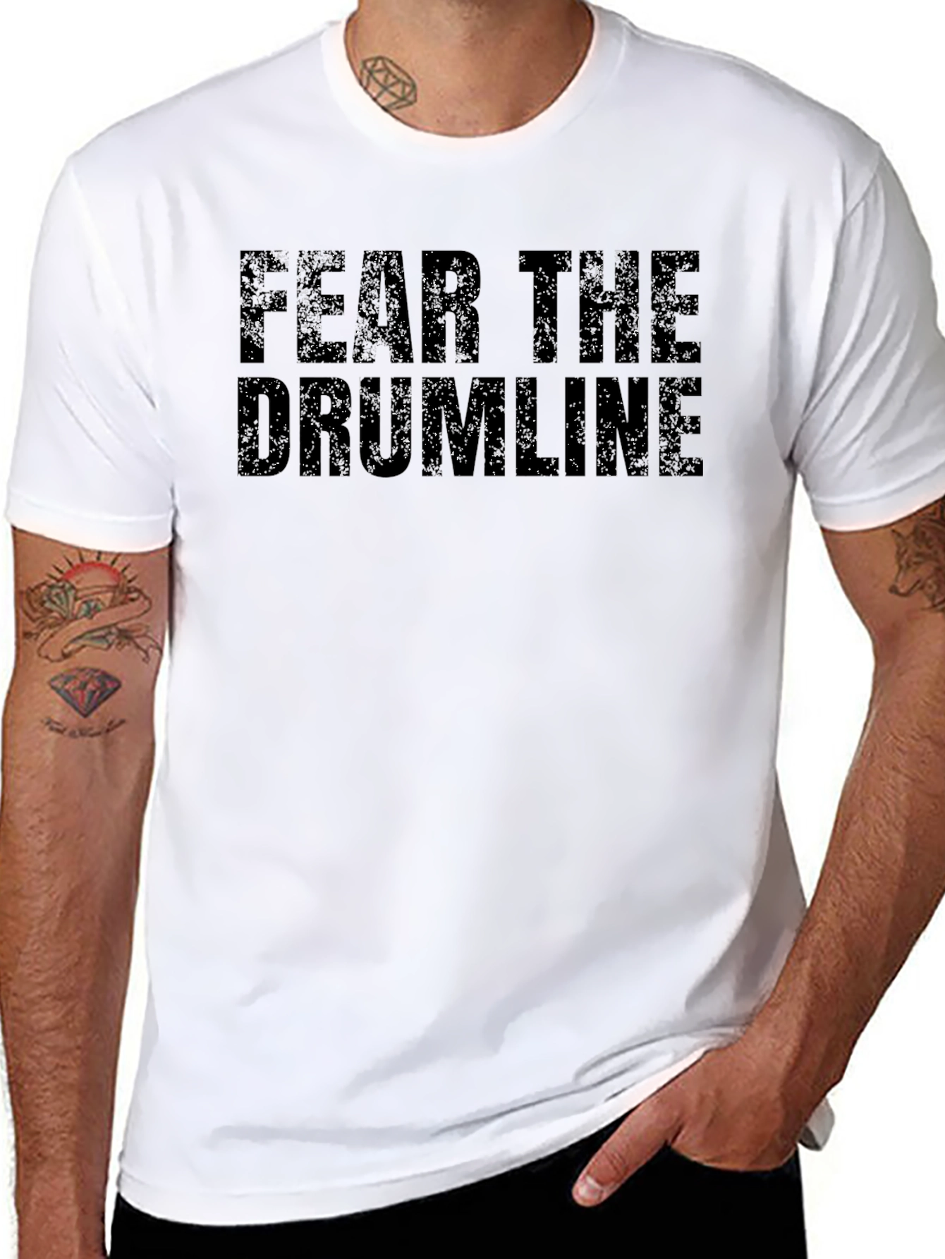 Fear the Drumline Black T-Shirt
