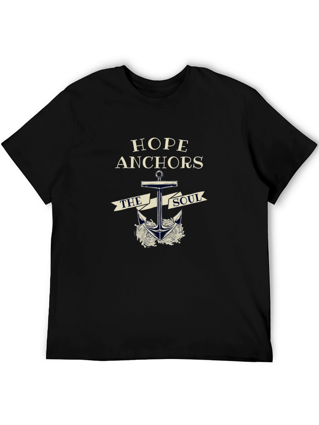 Hope Anchors The Soul Graphic T-Shirt