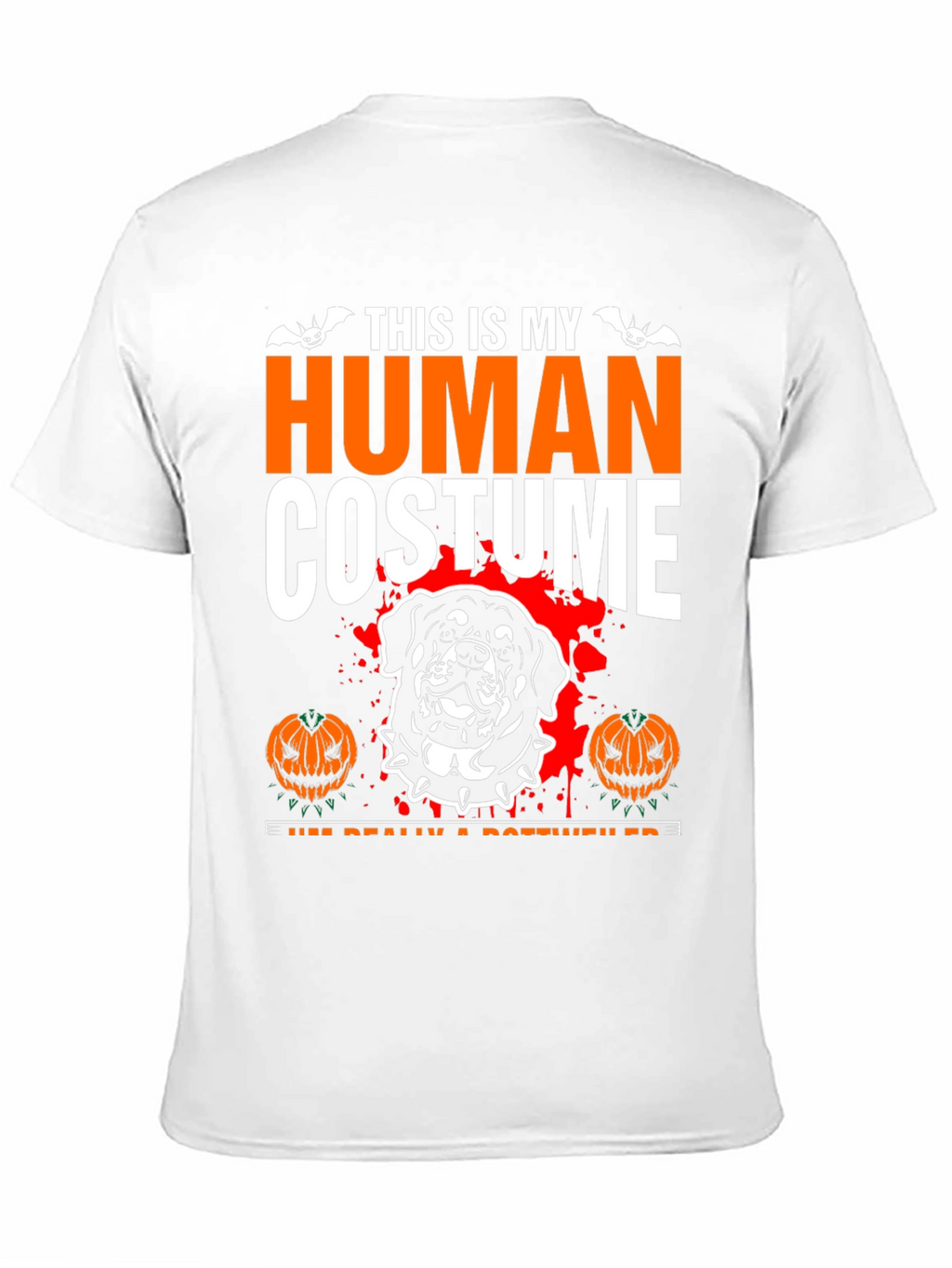 Halloween Rottweiler Human Costume T-Shirt