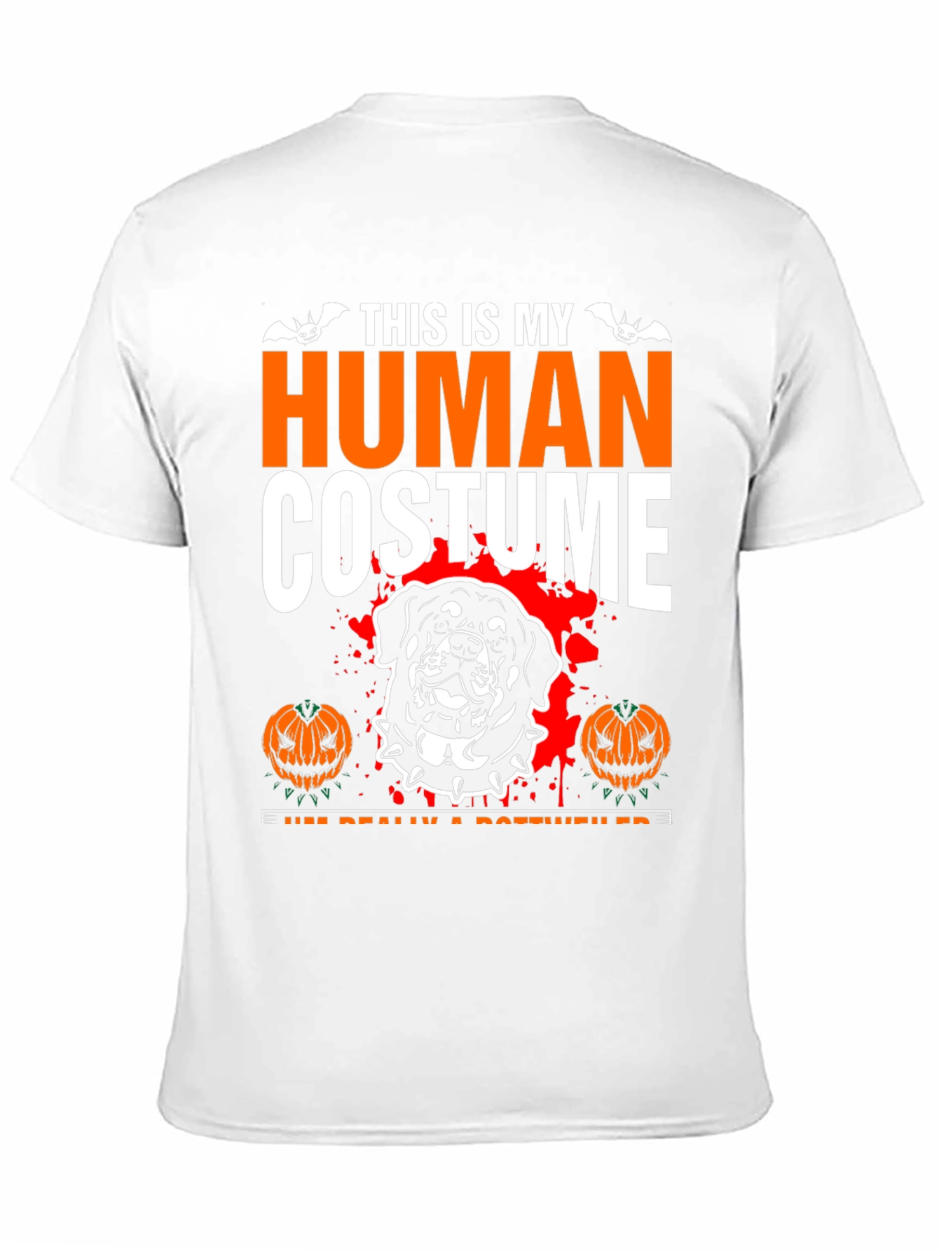 Halloween Rottweiler Human Costume T-Shirt