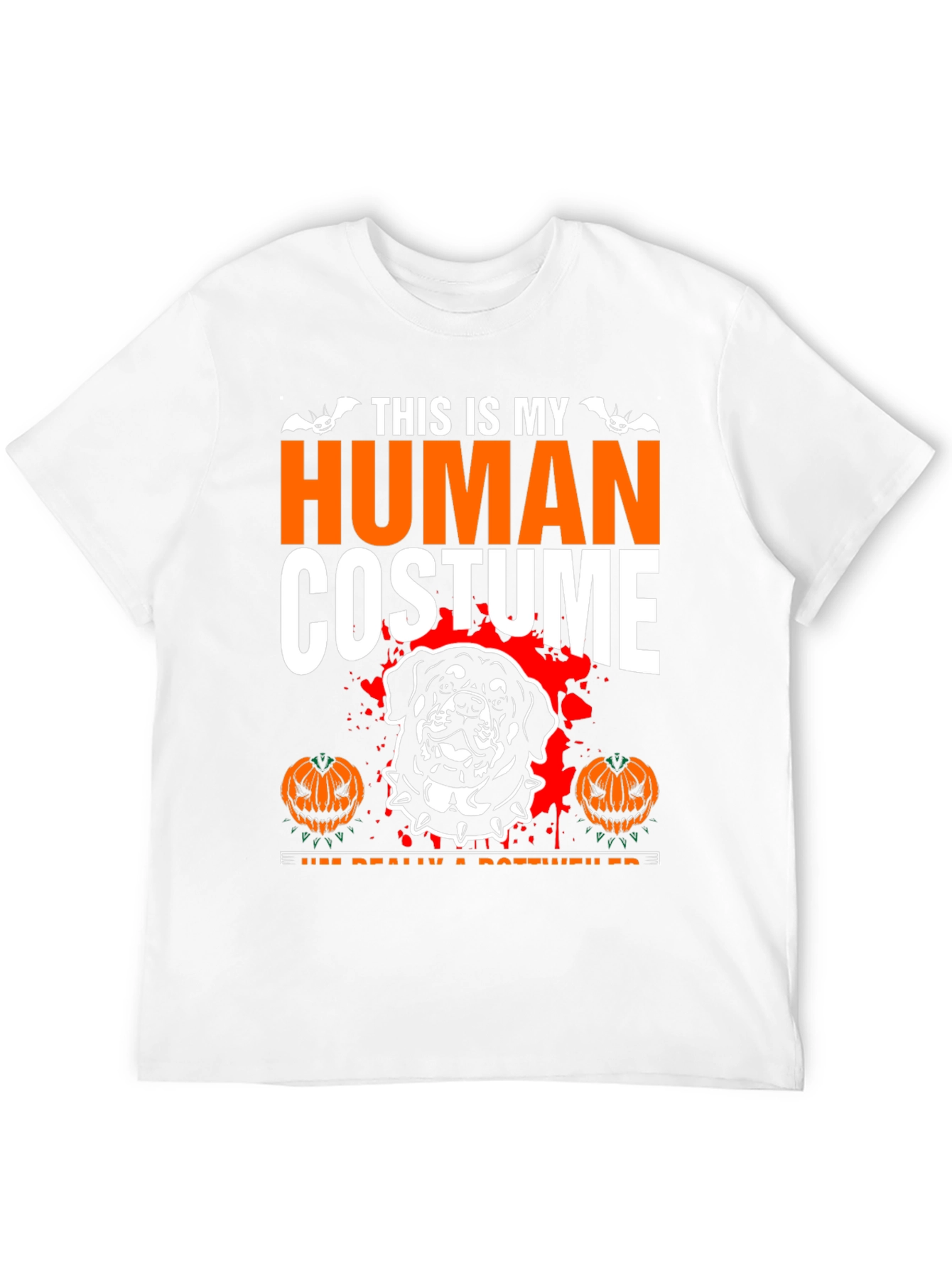 Halloween Rottweiler Human Costume T-Shirt