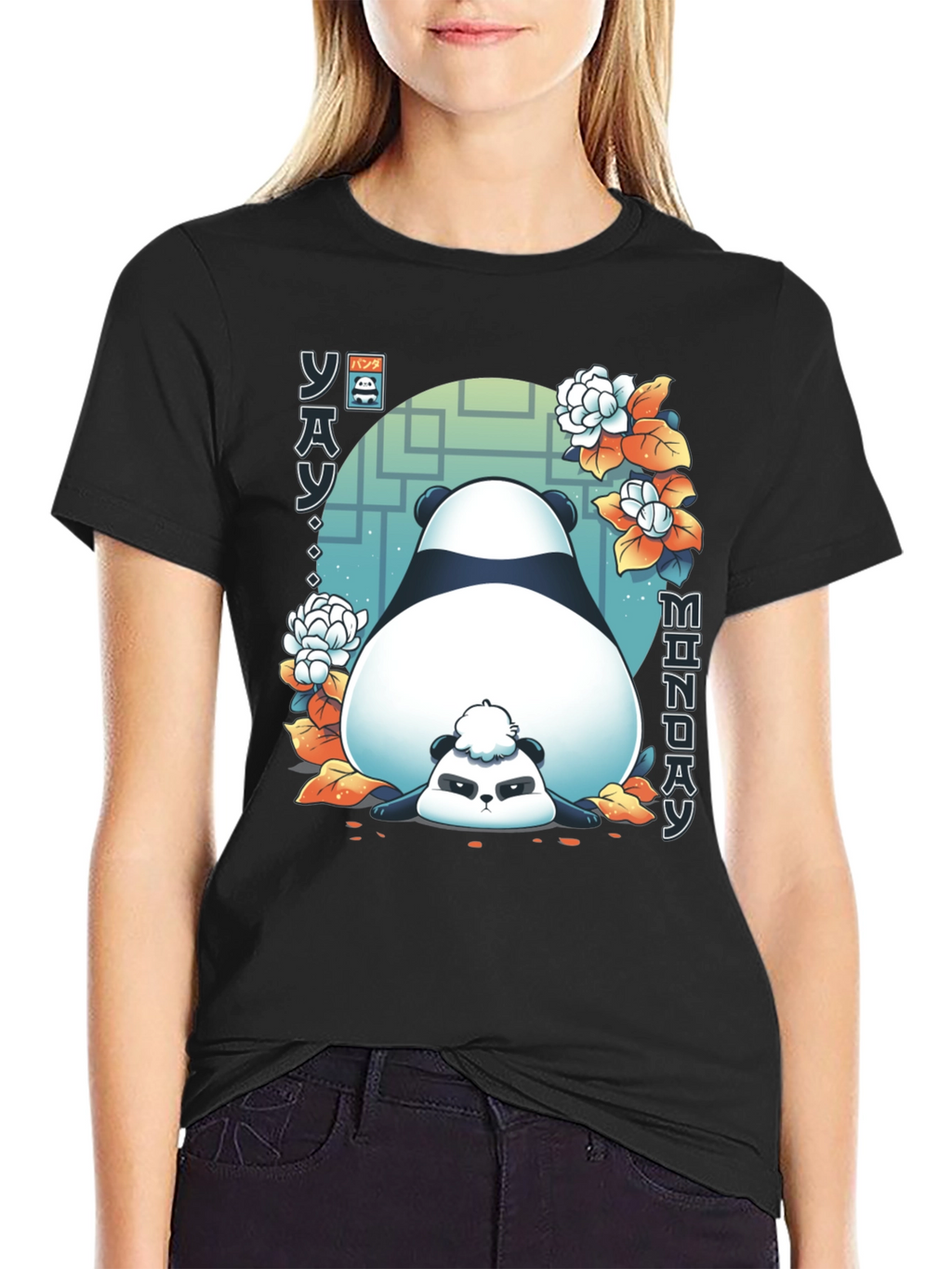 Lazy Panda Monday Graphic Tee