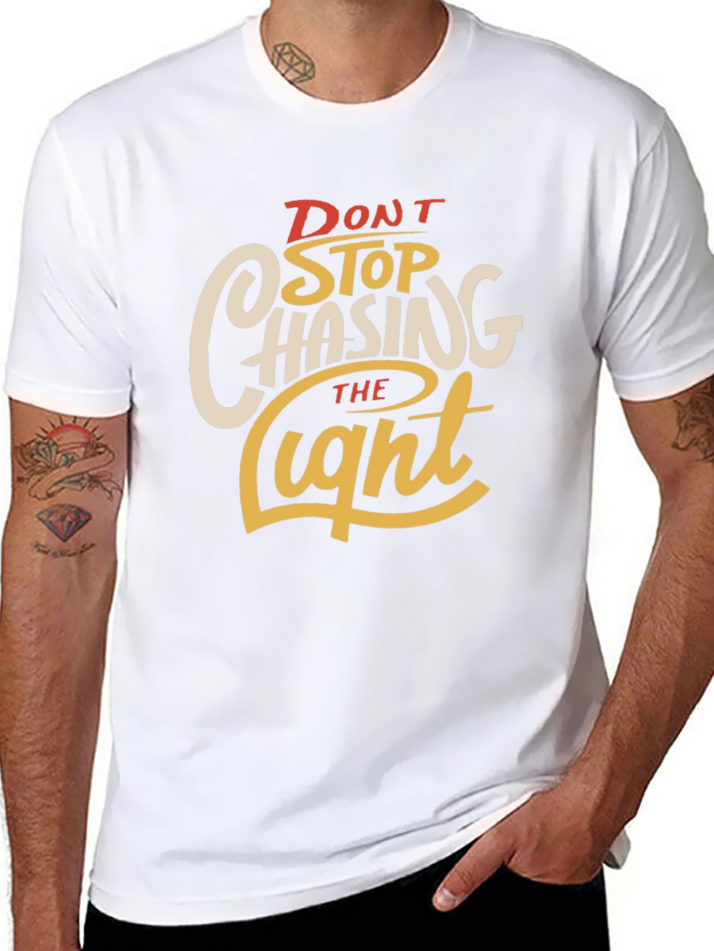 Dont Stop Chasing the Light Graphic Tee