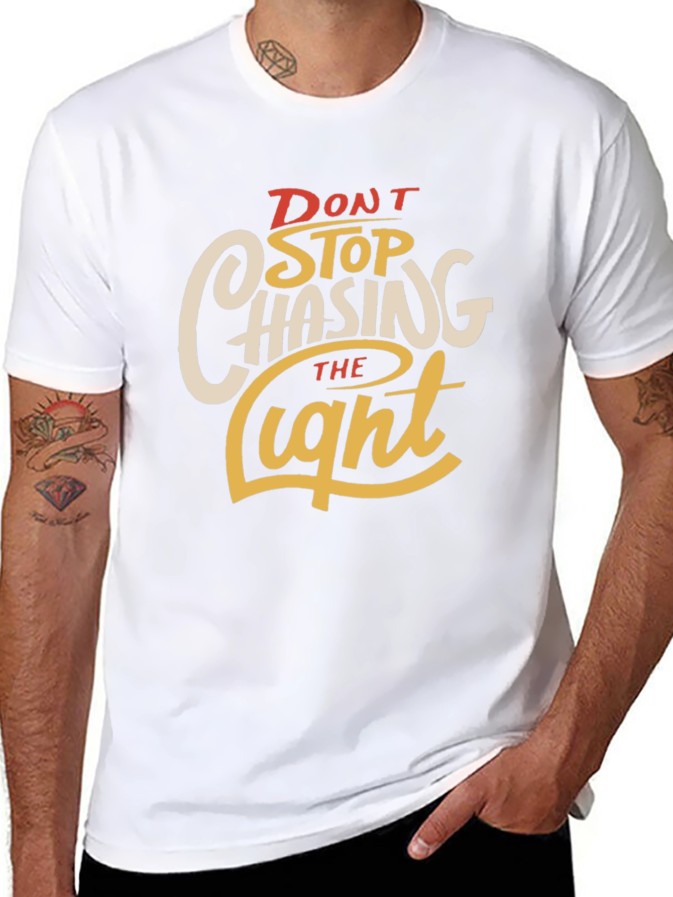 Dont Stop Chasing the Light Graphic Tee