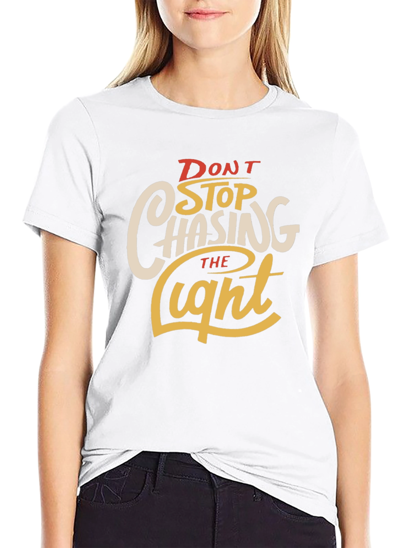 Dont Stop Chasing the Light Graphic Tee