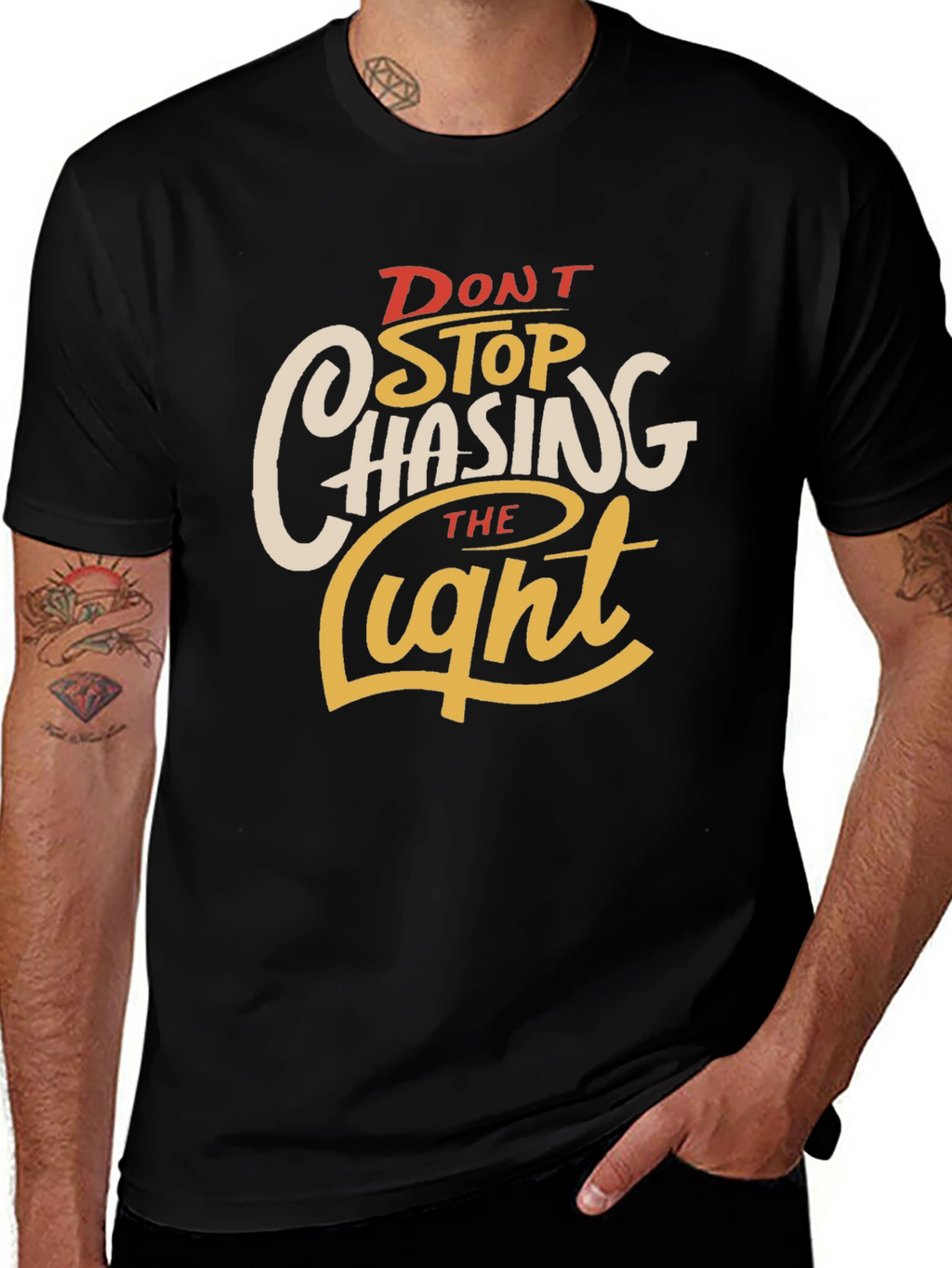 Dont Stop Chasing the Light Graphic Tee