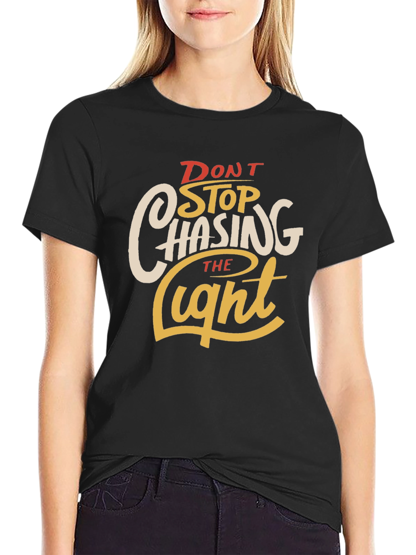 Dont Stop Chasing the Light Graphic Tee