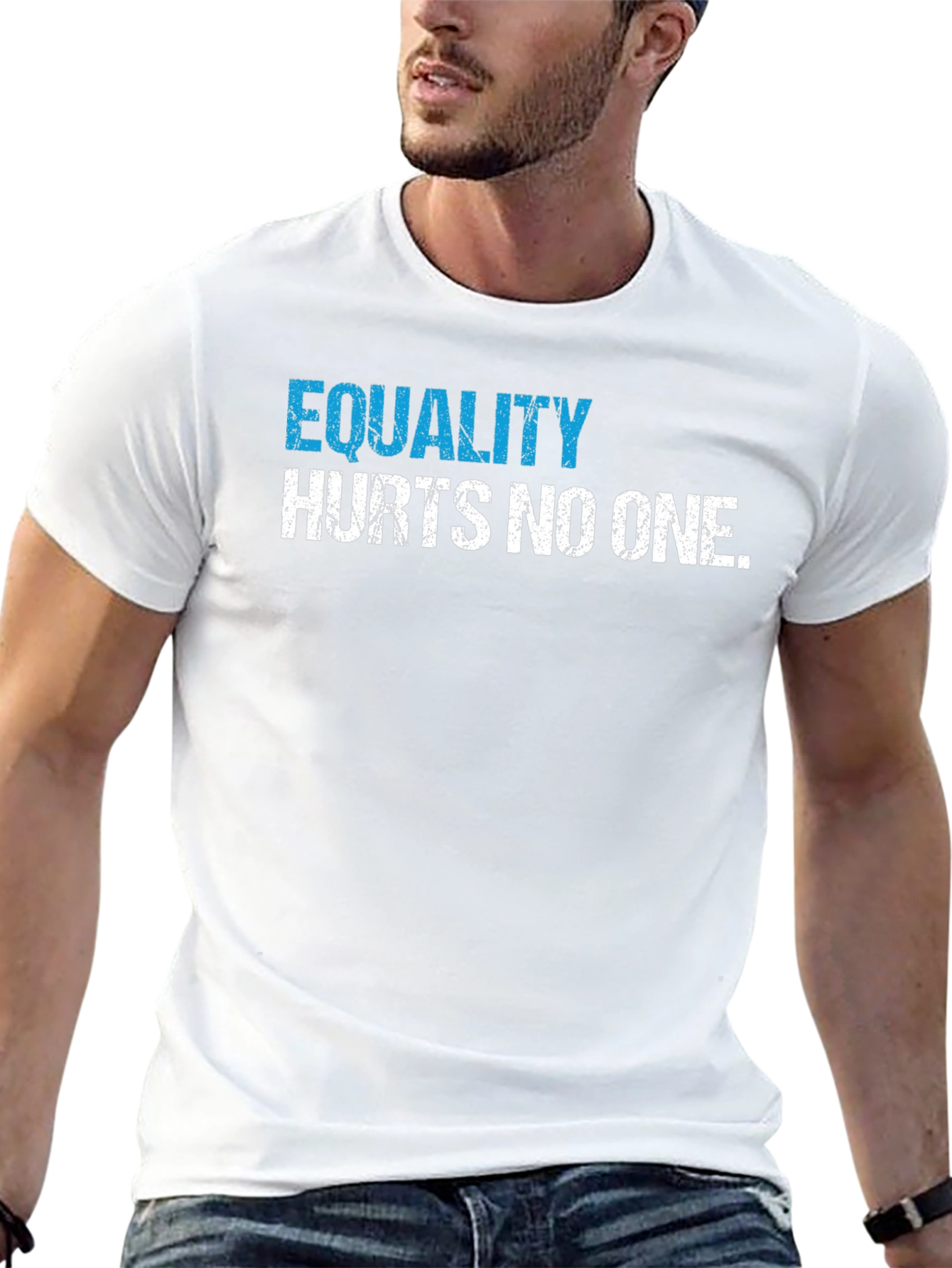 Equality Hurts No One Graphic Tee - Black