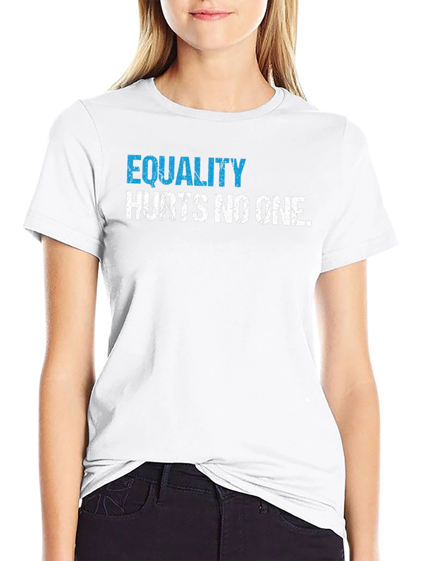 Equality Hurts No One Graphic Tee - Black