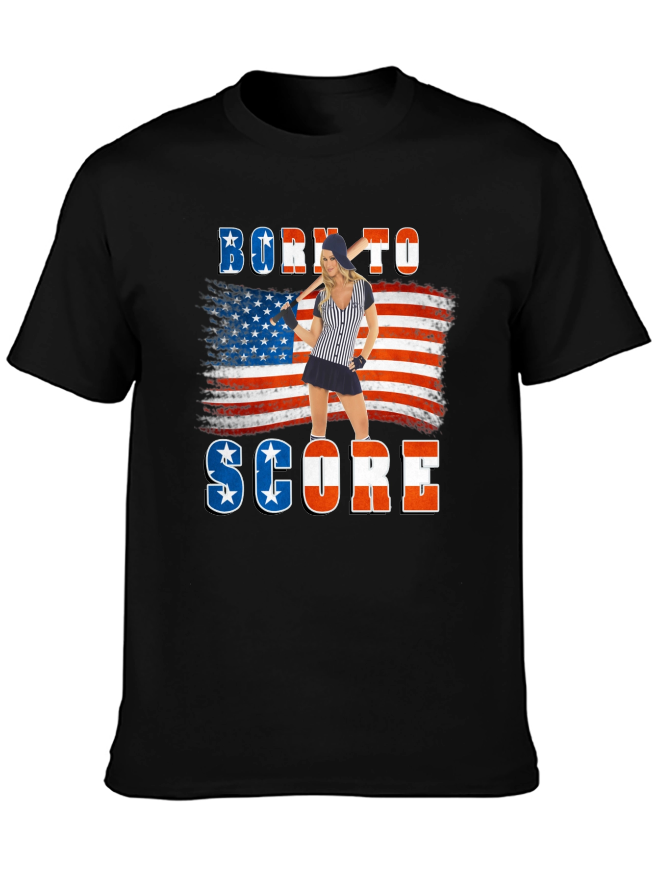 Born to Score Patriotic T-Shirt