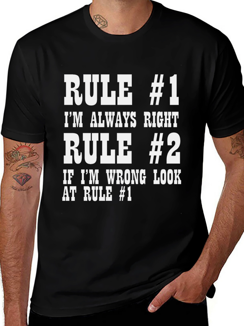 Rule #1 Funny Graphic T-Shirt