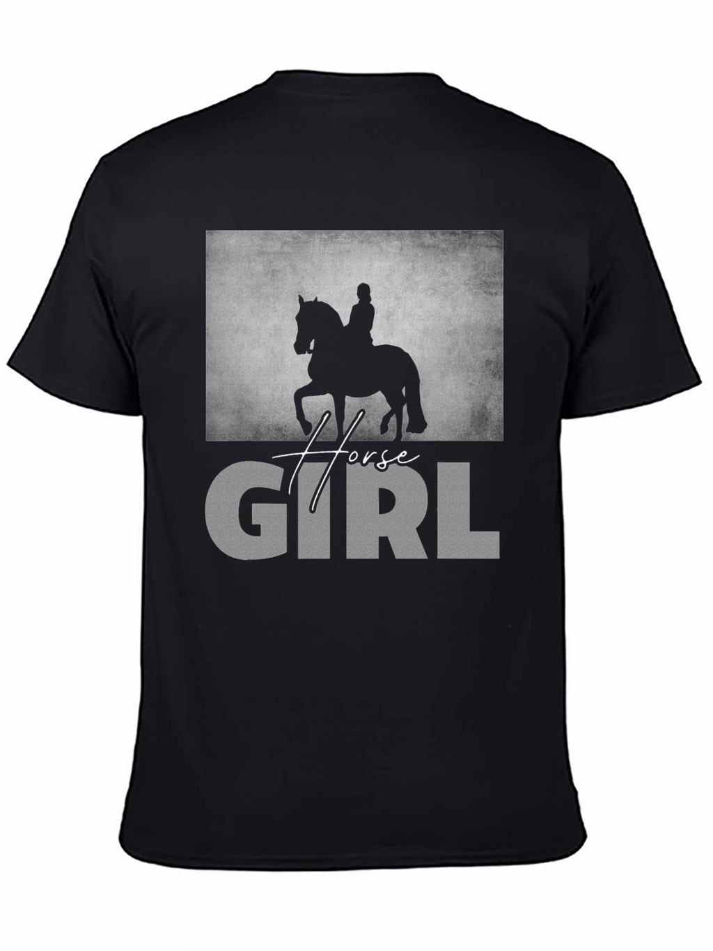 Horse Girl Graphic T-Shirt - Equestrian Lover Tee