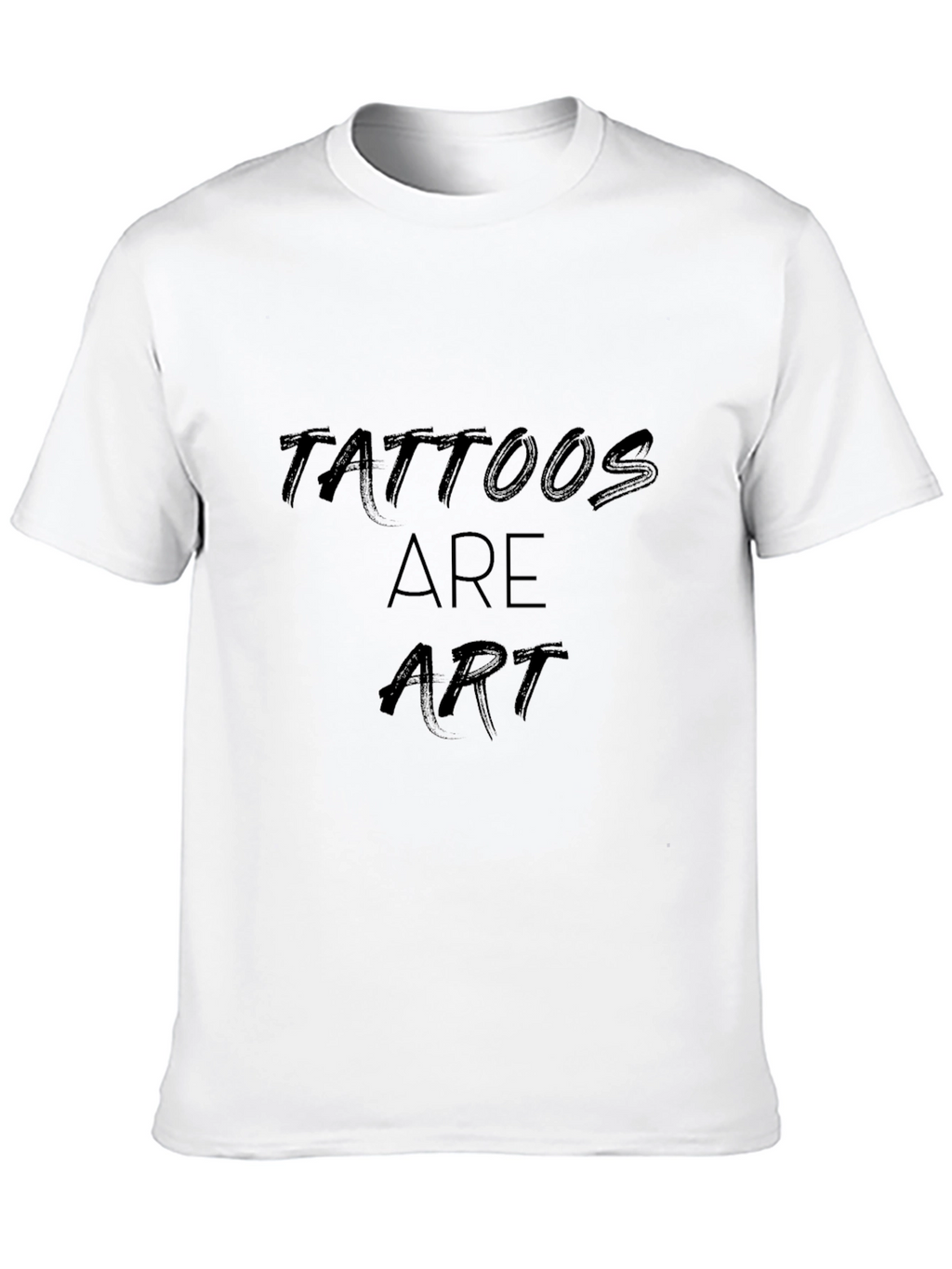 Tattoos are Art - Black Graphic Tee
