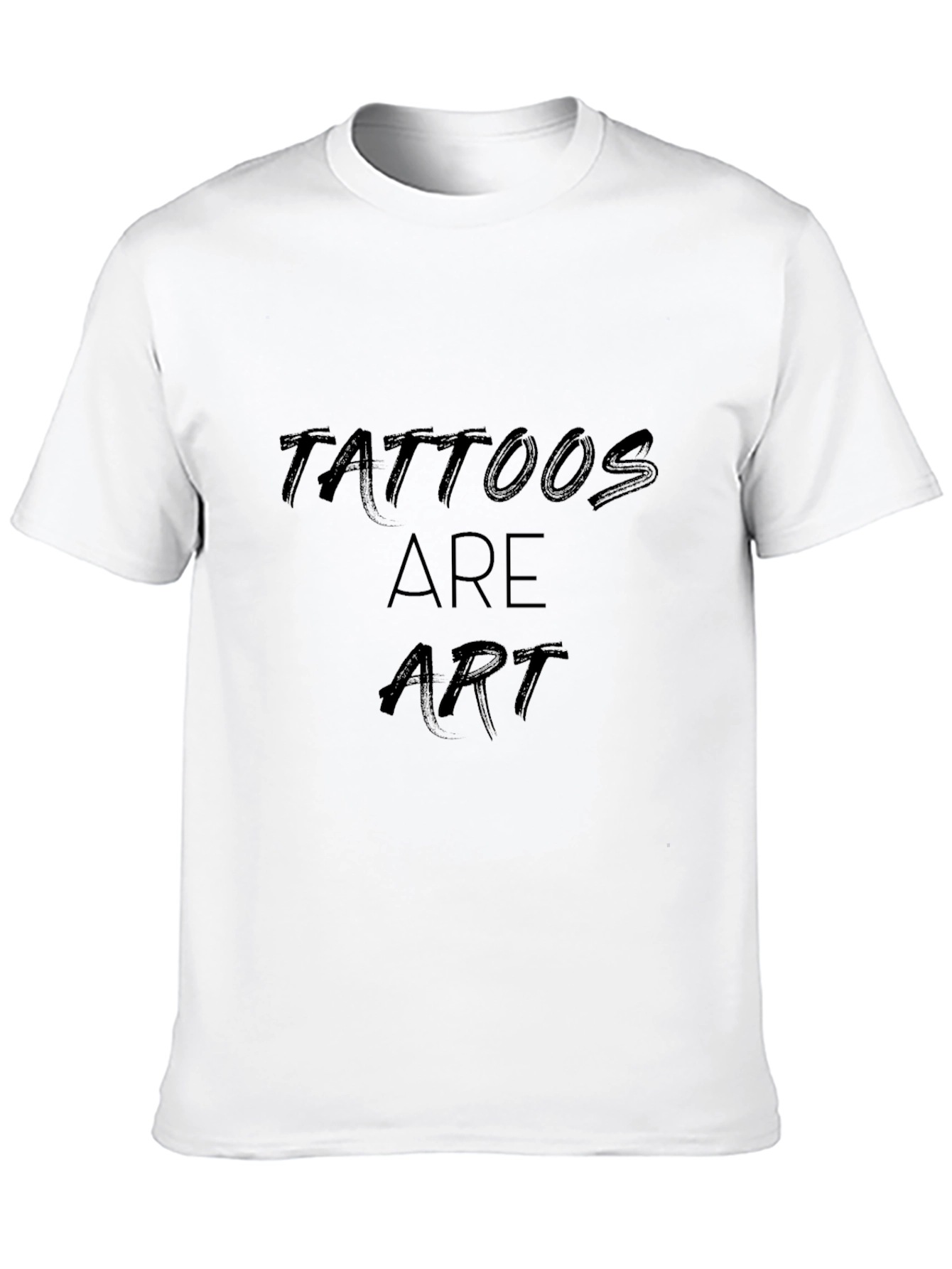 Tattoos are Art - Black Graphic Tee