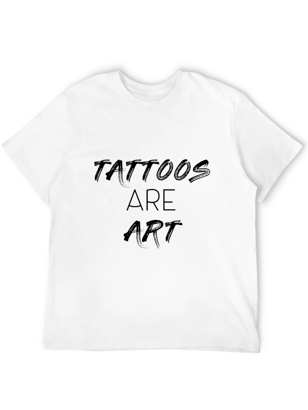 Tattoos are Art - Black Graphic Tee