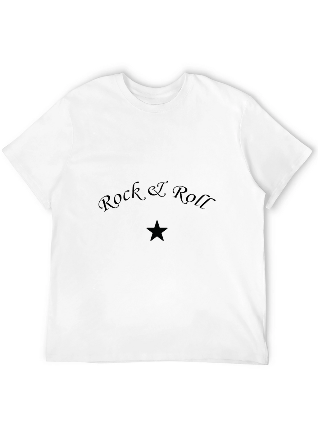 Rock & Roll Graphic Print T-Shirt
