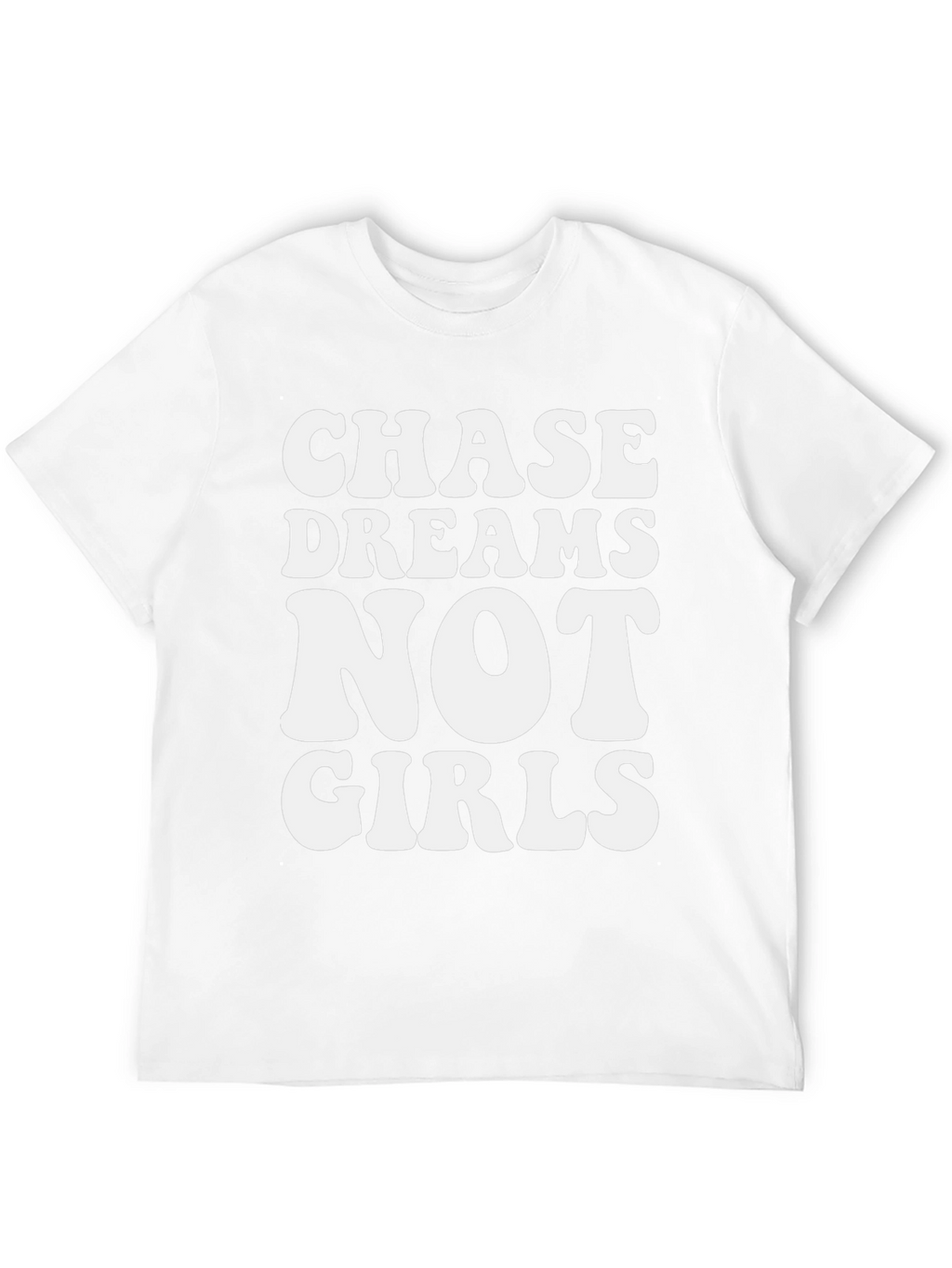 Chase Dreams Graphic Tee - Black Cotton Casual T-Shirt