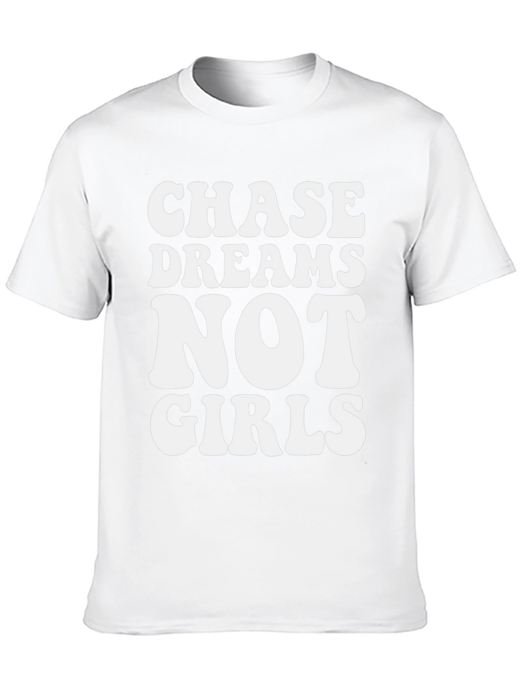 Chase Dreams Graphic Tee - Black Cotton Casual T-Shirt