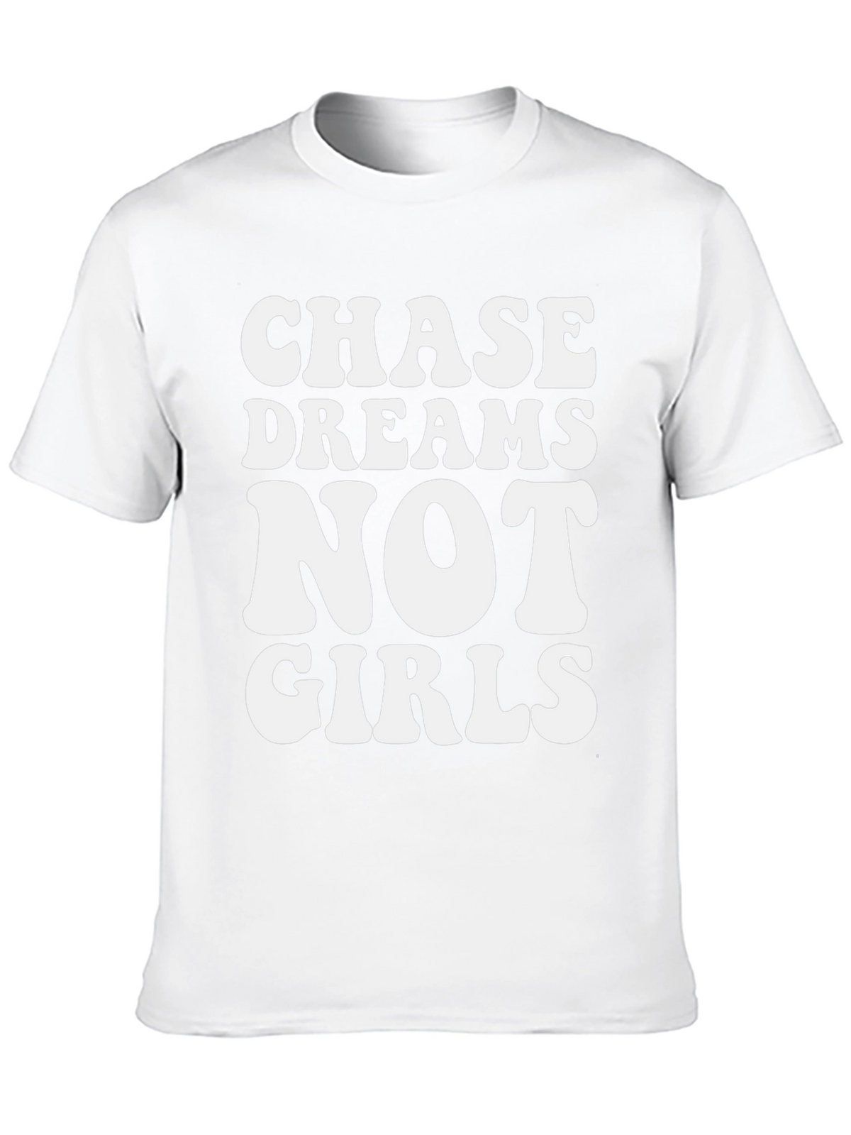 Chase Dreams Graphic Tee - Black Cotton Casual T-Shirt