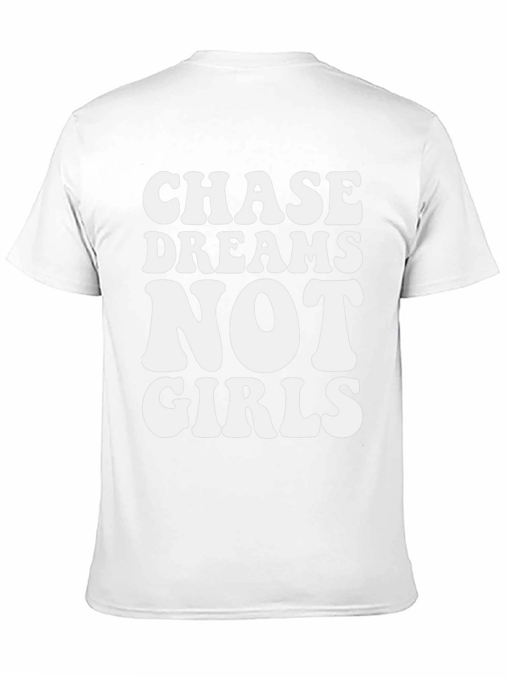 Chase Dreams Graphic Tee - Black Cotton Casual T-Shirt