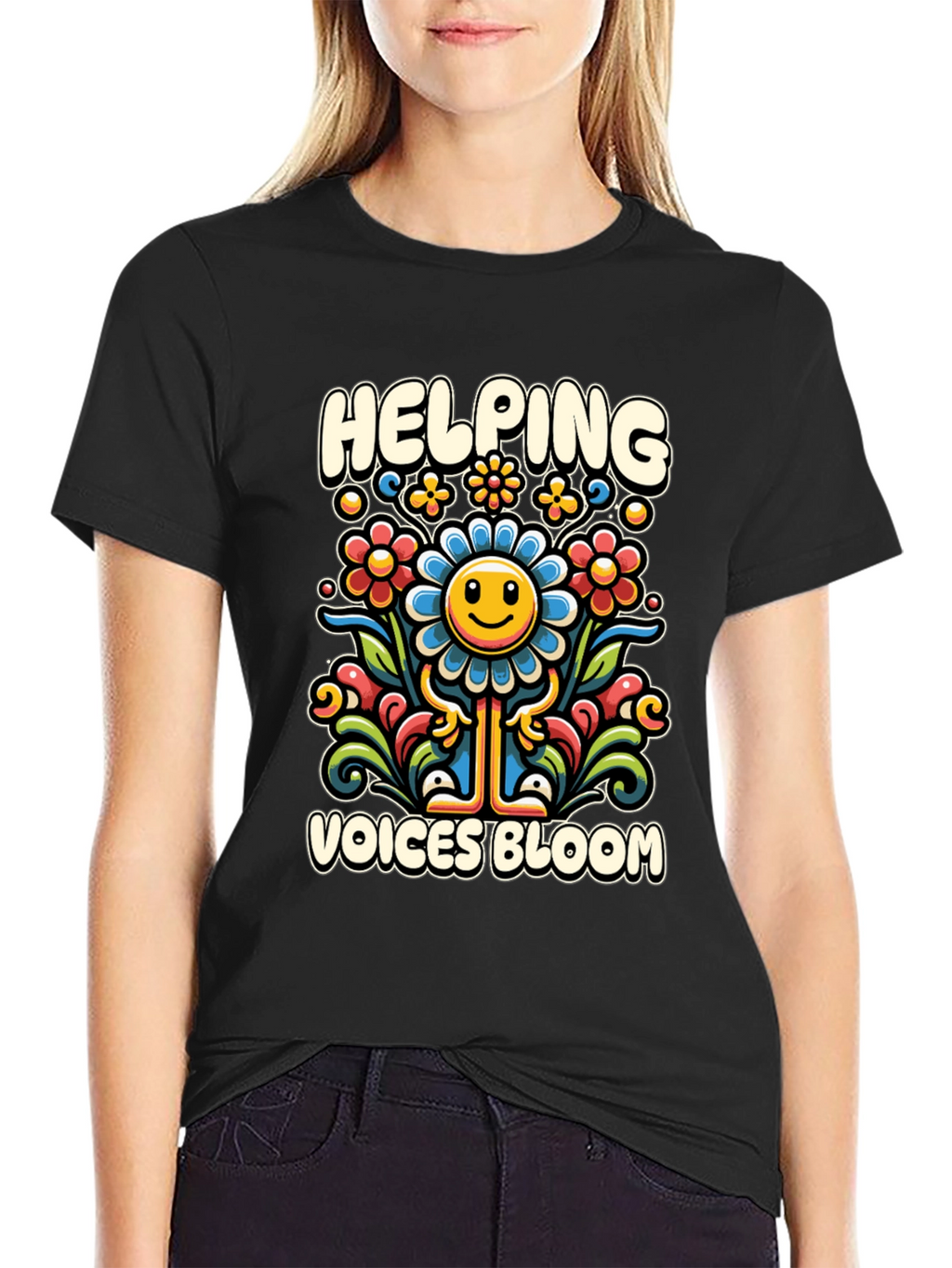 Helping Voices Bloom Graphic T-Shirt