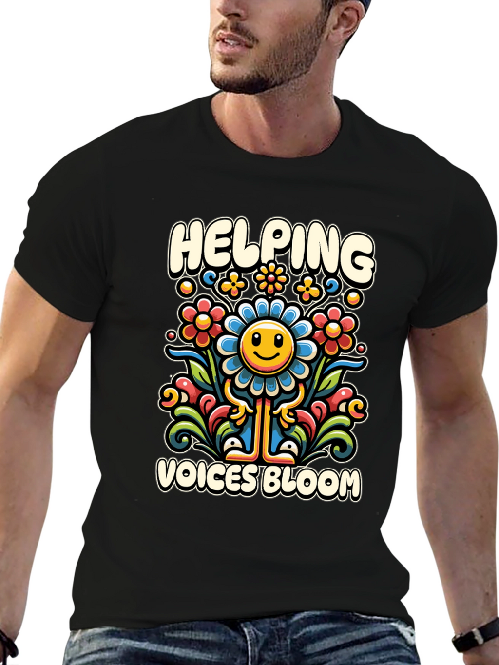 Helping Voices Bloom Graphic T-Shirt