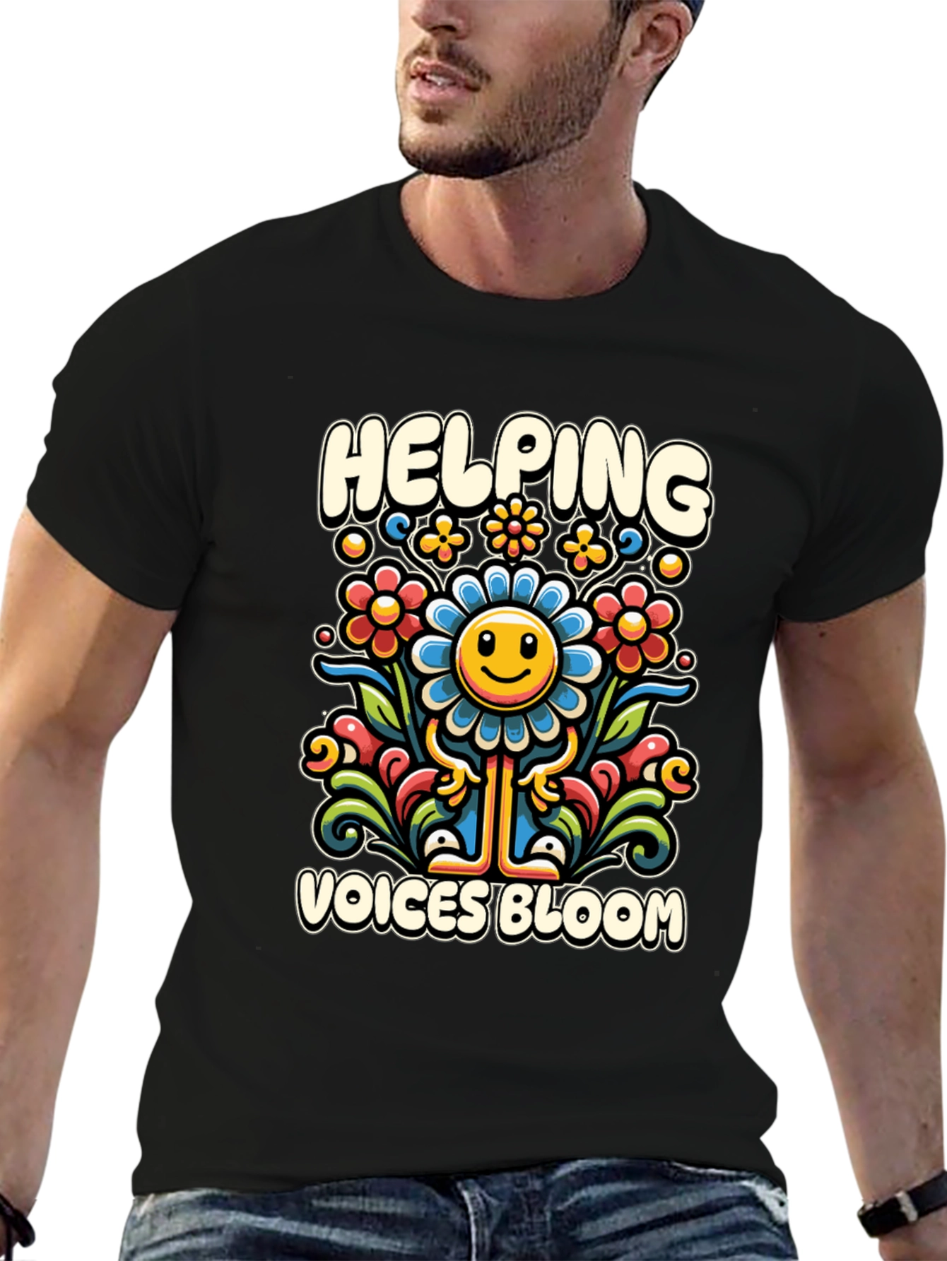 Helping Voices Bloom Graphic T-Shirt
