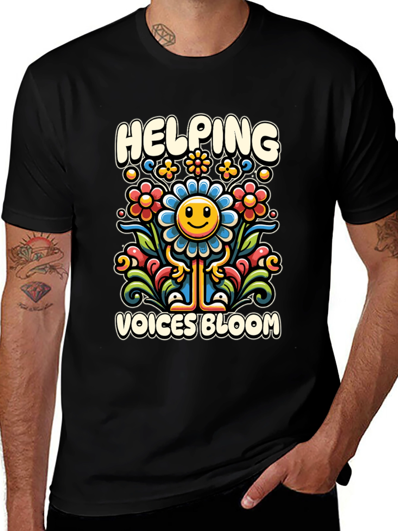 Helping Voices Bloom Graphic T-Shirt