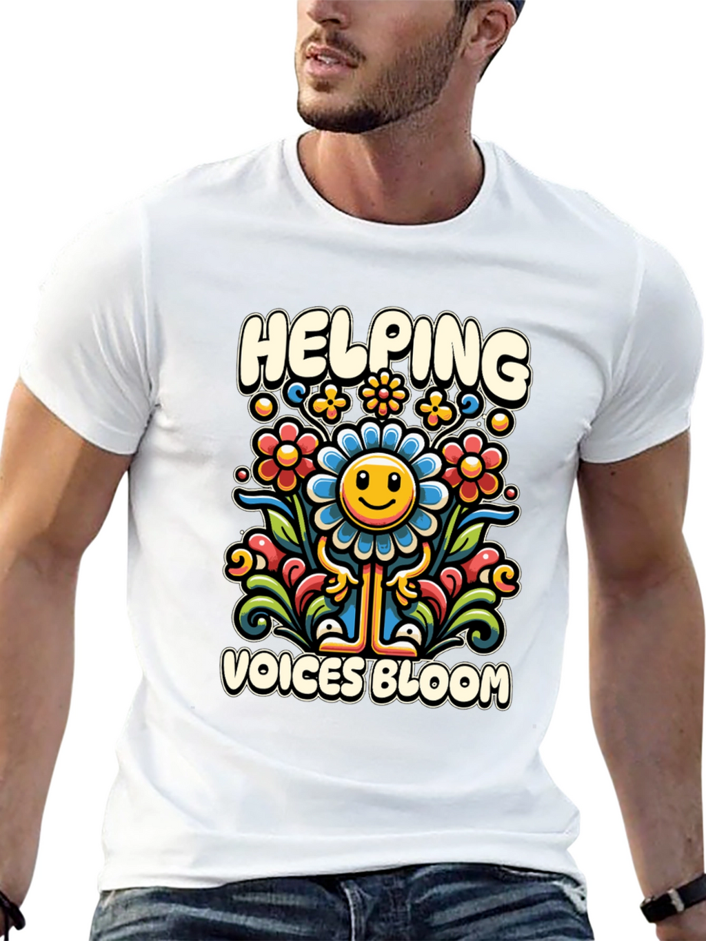 Helping Voices Bloom Graphic T-Shirt