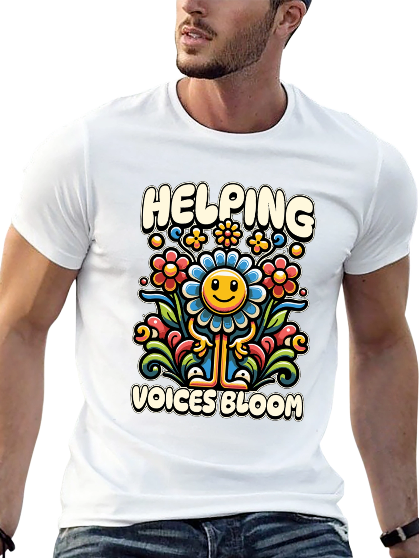 Helping Voices Bloom Graphic T-Shirt