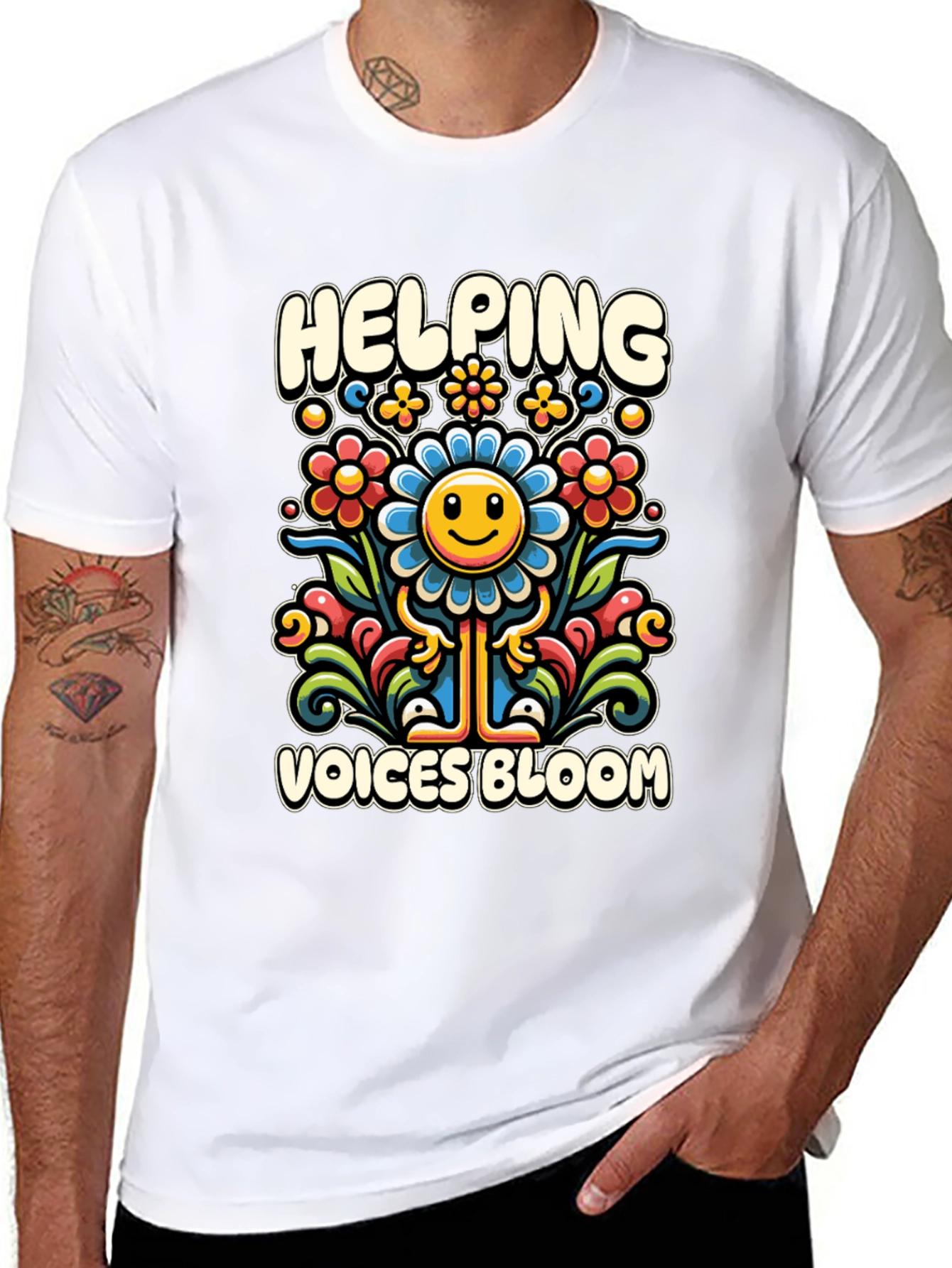 Helping Voices Bloom Graphic T-Shirt