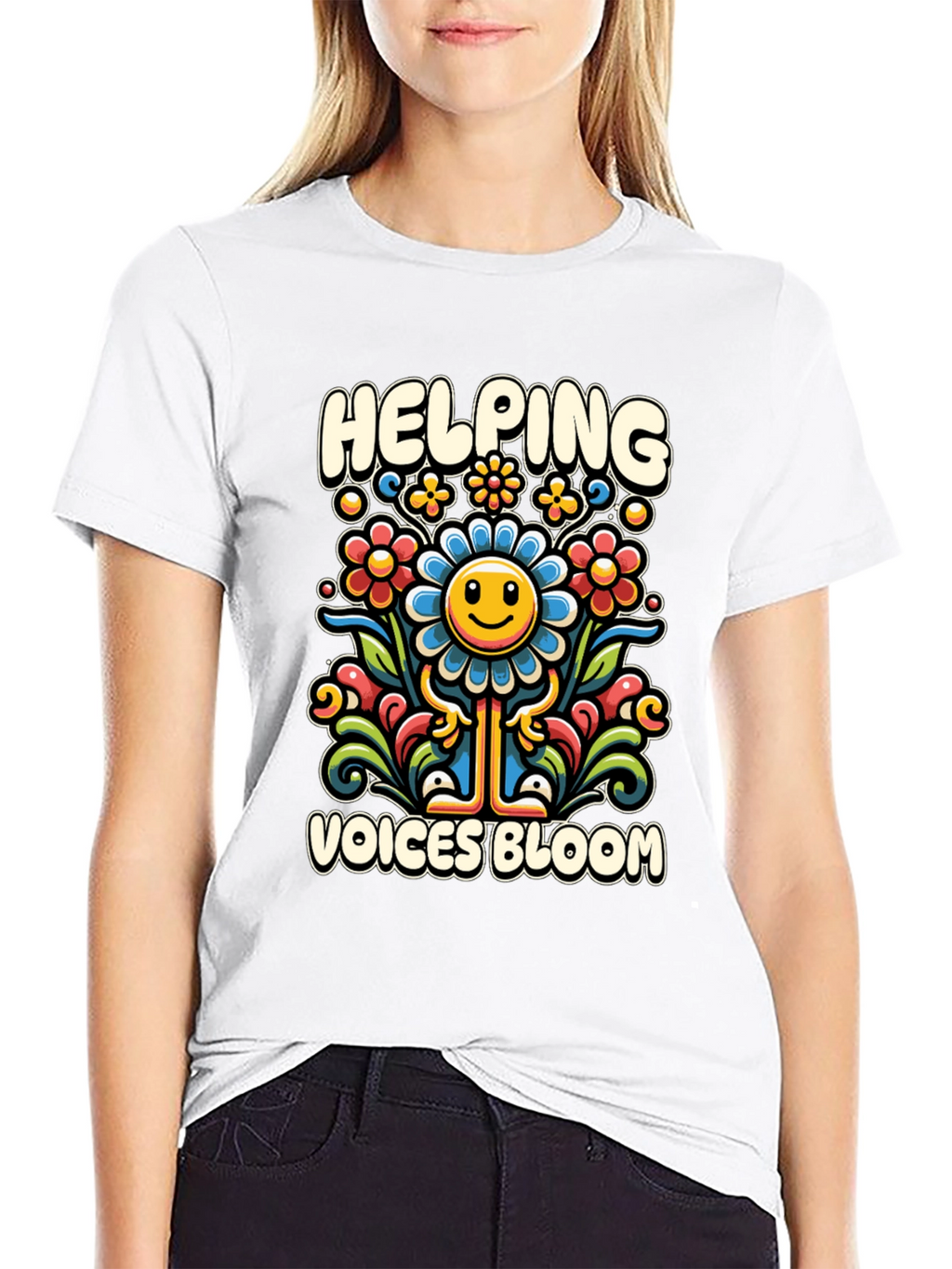 Helping Voices Bloom Graphic T-Shirt