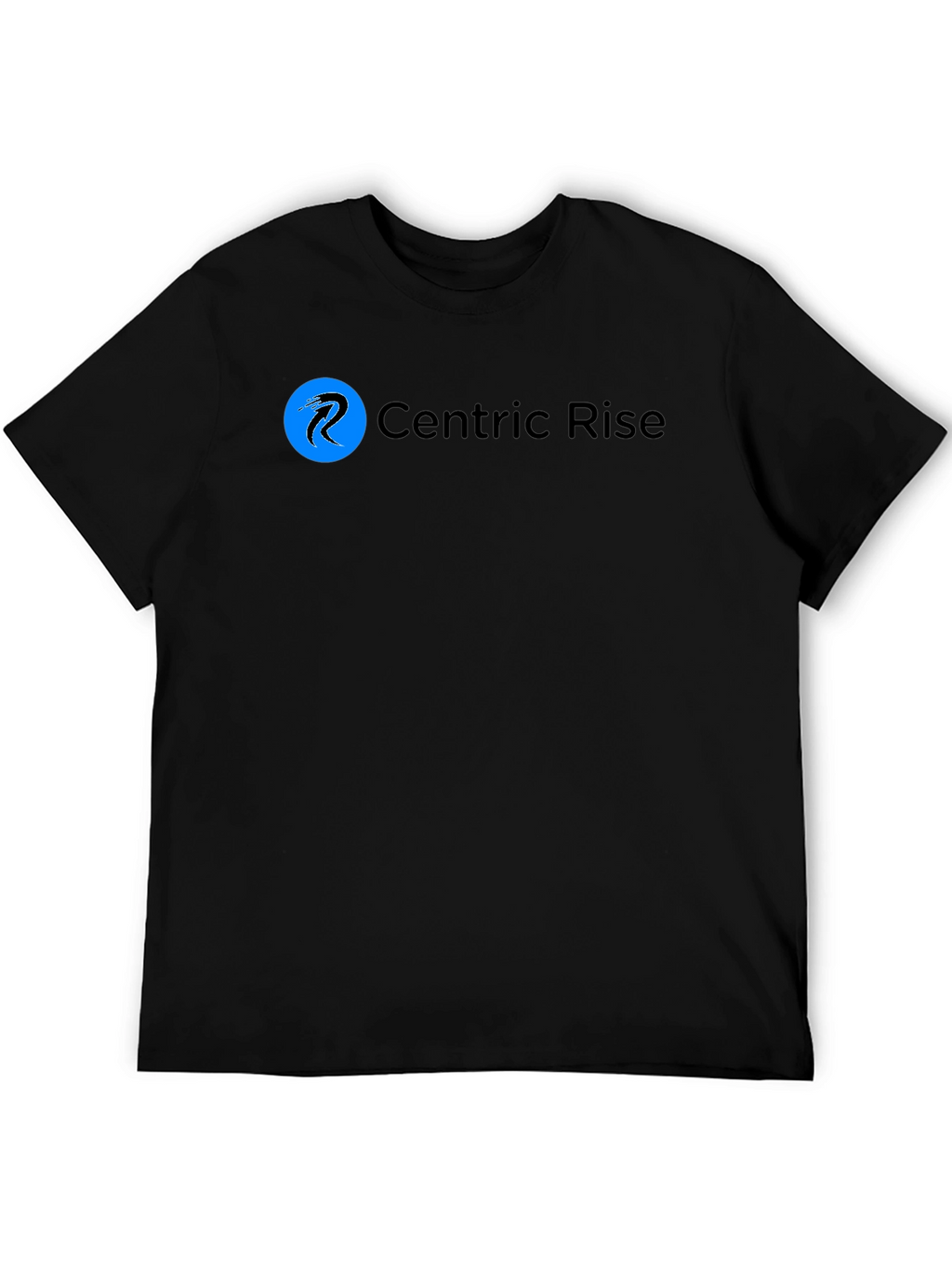 Centric Rise Black T-Shirt - Modern Casual Wear