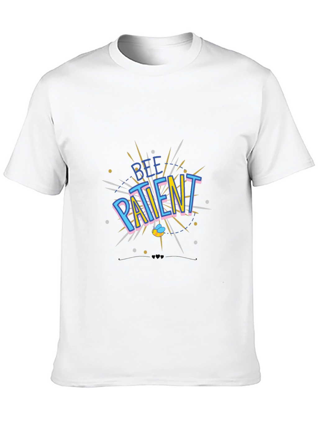 Be Patient Black T-Shirt Graphic Design