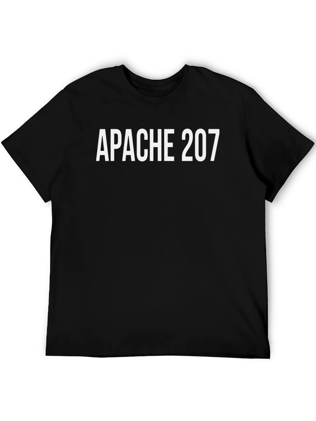 Apache 207 Graphic Tee - Black Cotton Blend T-Shirt